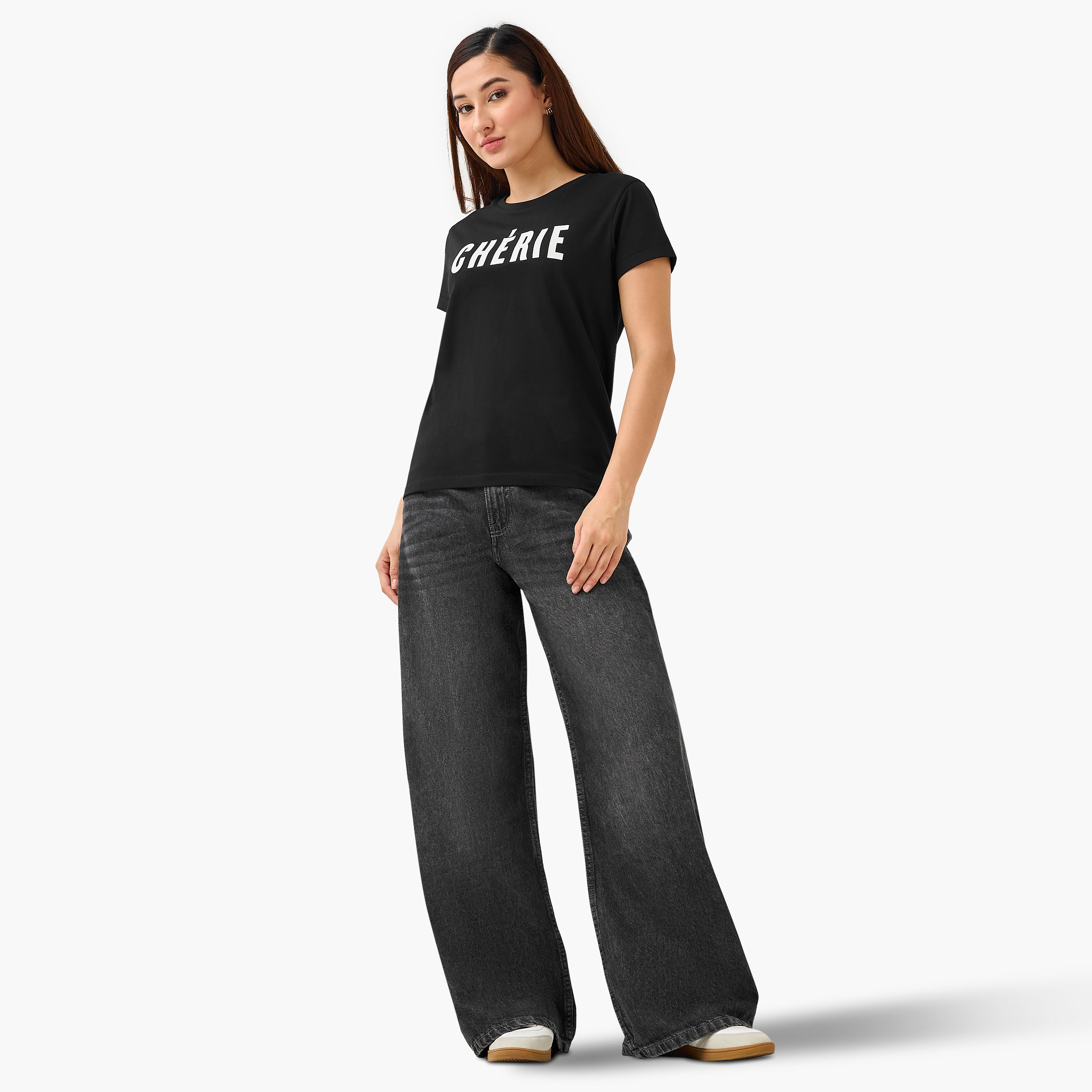 Regular Fit Cotton T-shirt with Typographic Print-PROMO_SP_QA_2FOR49_110625-image-2