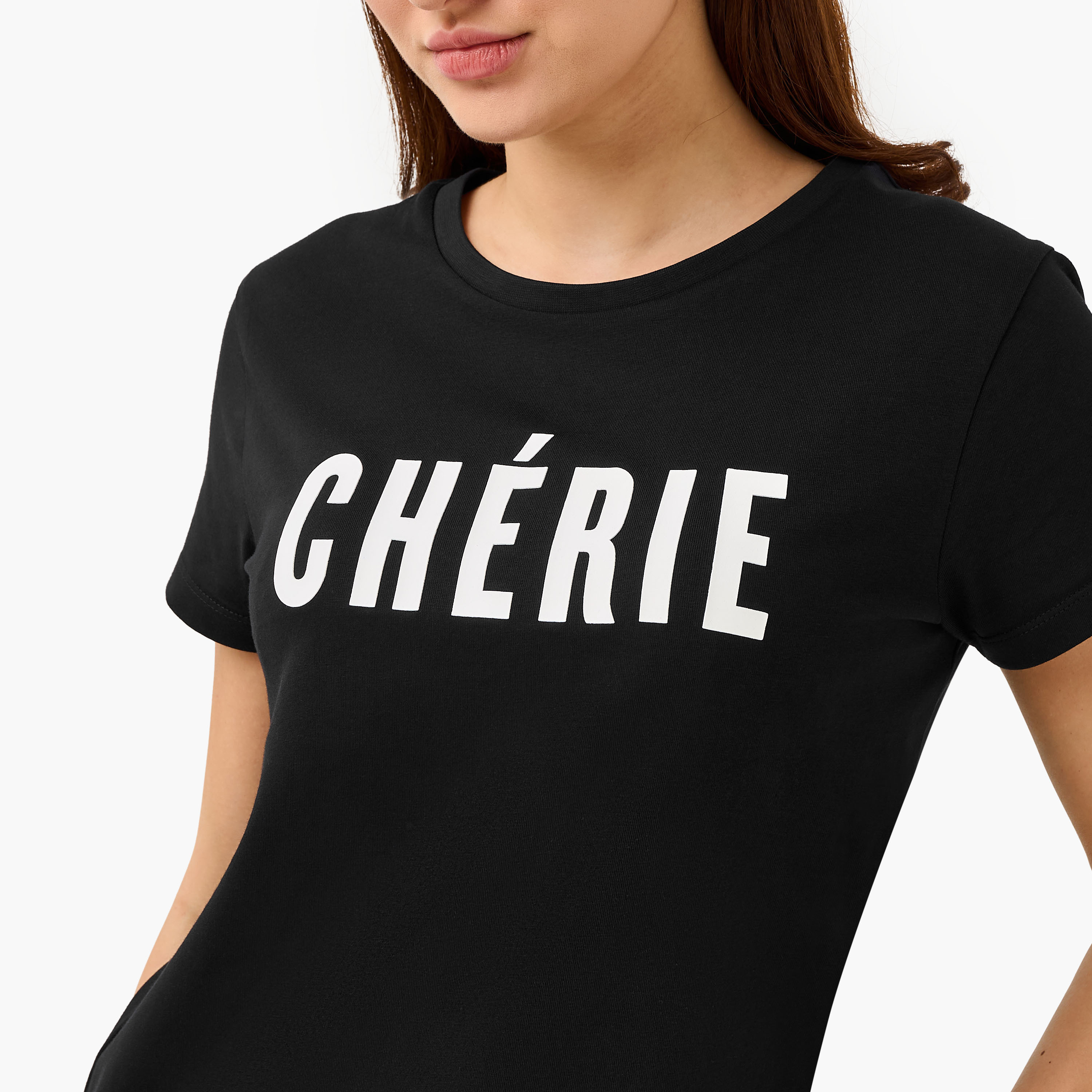 Regular Fit Cotton T-shirt with Typographic Print-PROMO_SP_QA_2FOR49_110625-image-5