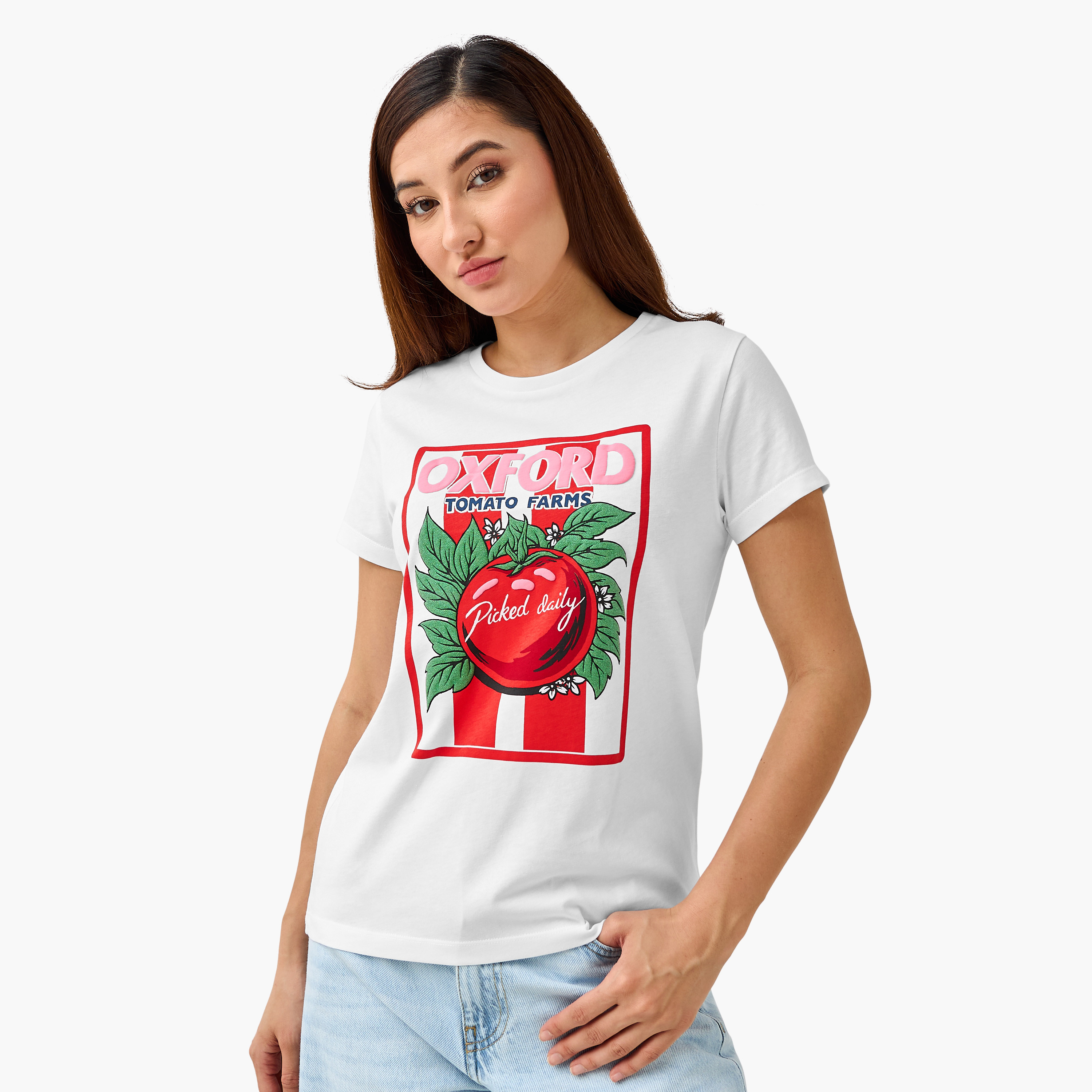 Regular Fit Cotton T-shirt with Graphic Print-PROMO_SP_QA_2FOR49_110625-image-1