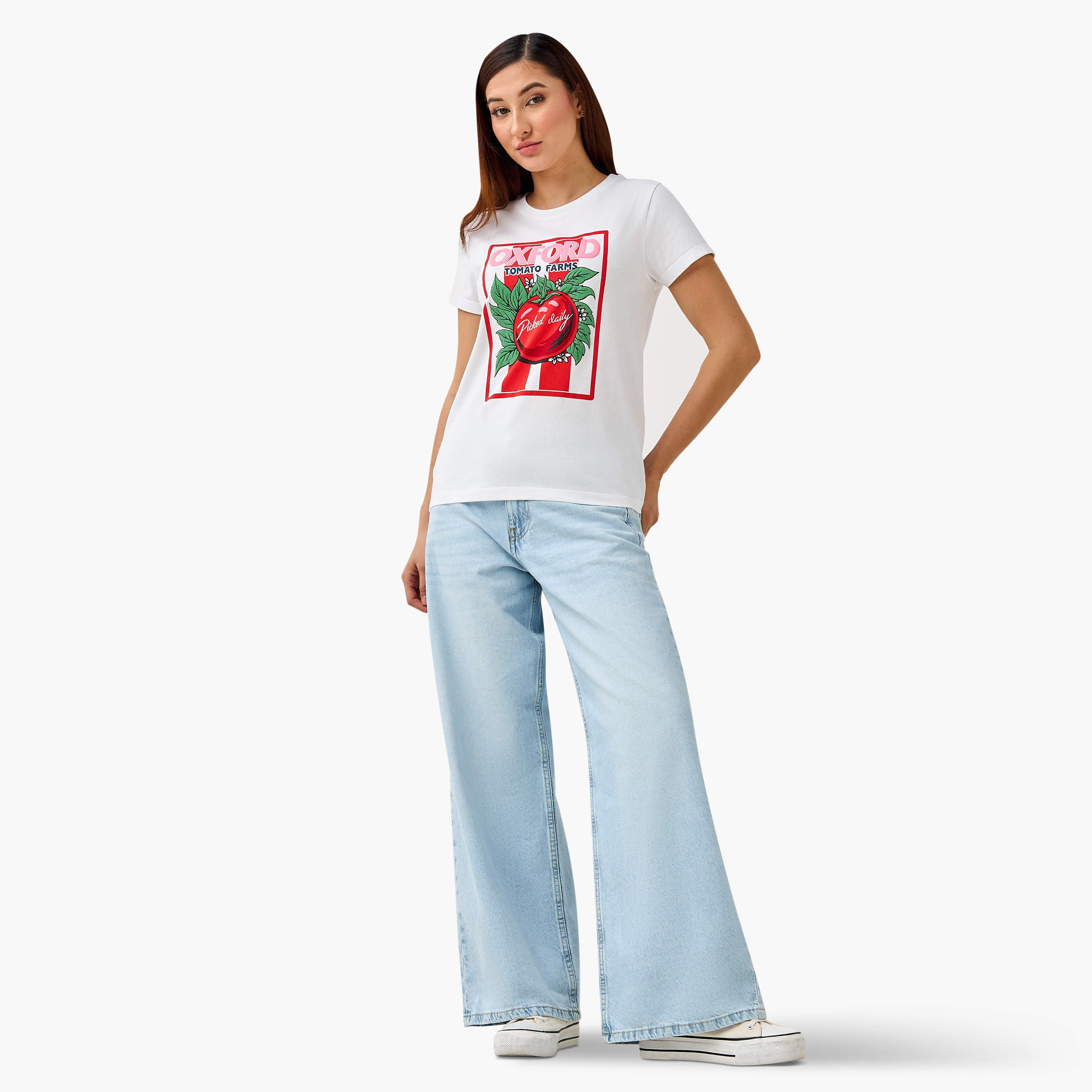 Regular Fit Cotton T-shirt with Graphic Print-PROMO_SP_QA_2FOR49_110625-image-2