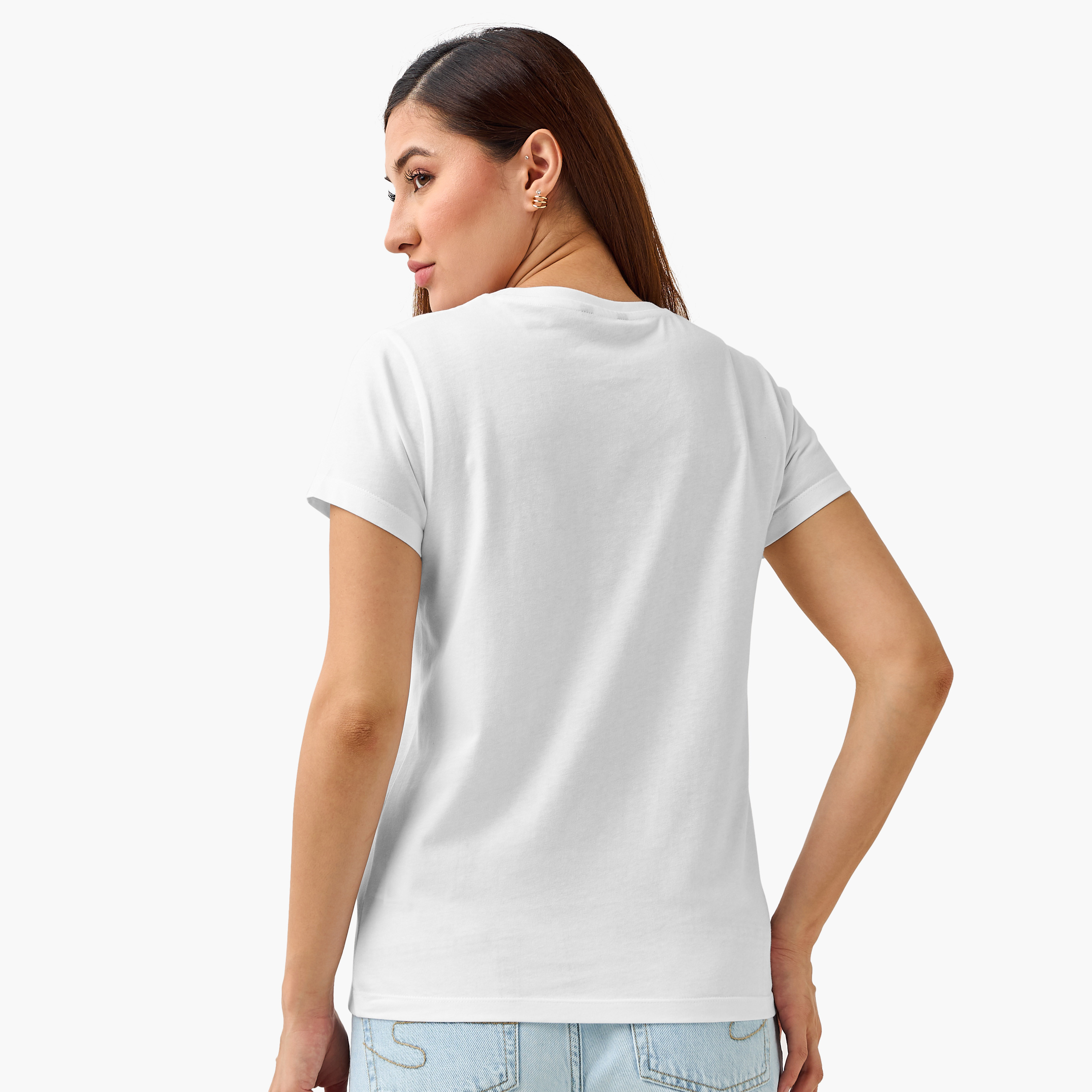 Regular Fit Cotton T-shirt with Graphic Print-PROMO_SP_QA_2FOR49_110625-image-4