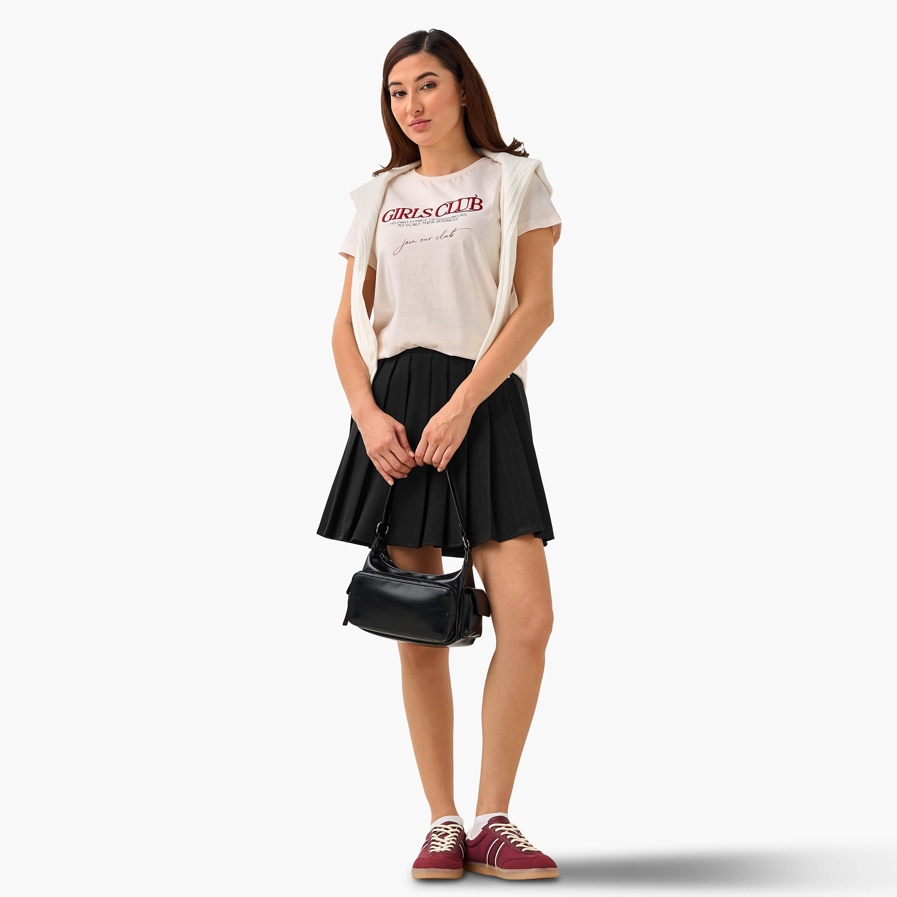 Regular Fit Cotton T-shirt with Embroidery-women-clothing-tshirts-image-2