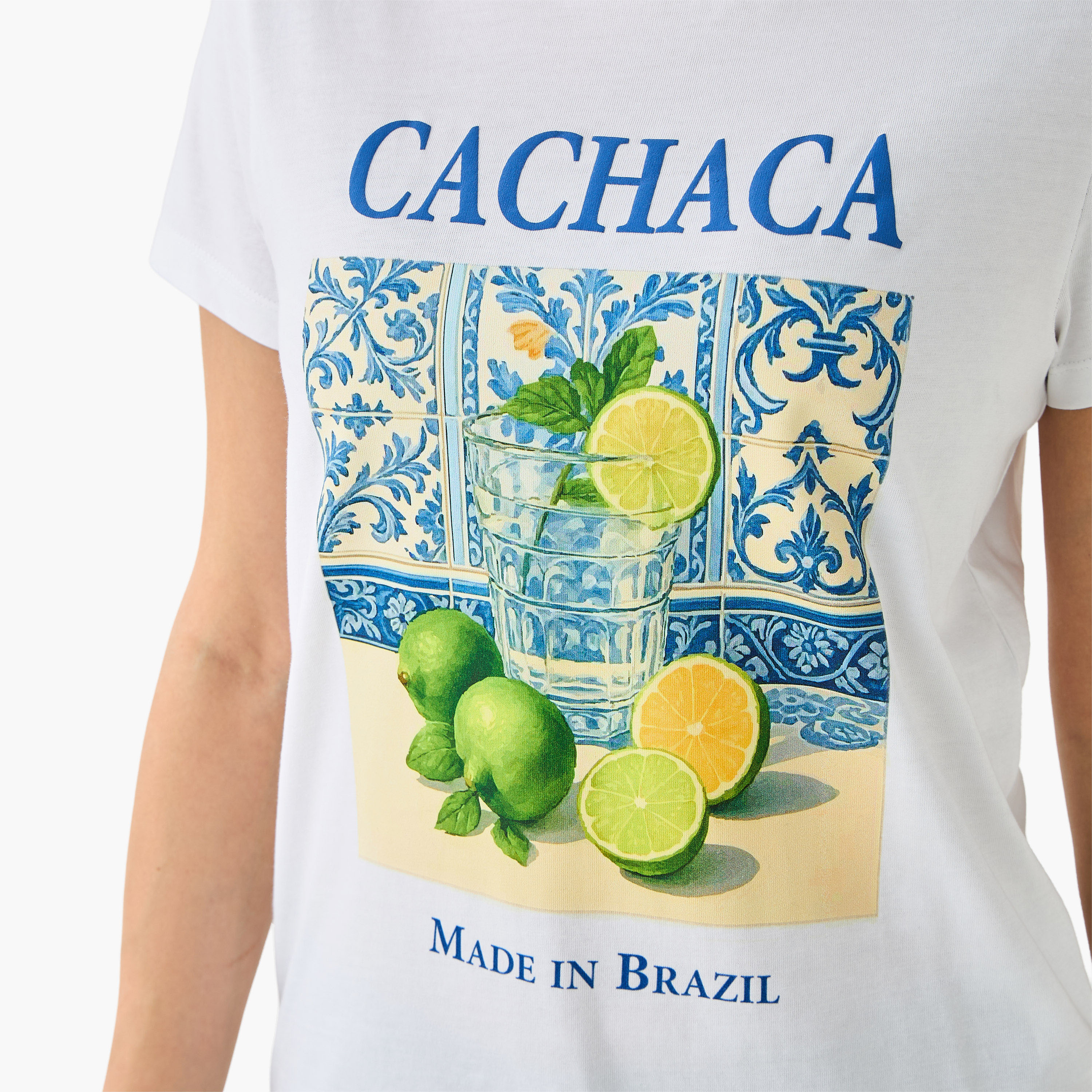 Regular Fit Cotton T-shirt with Graphic Print-women-clothing-tshirts-image-5