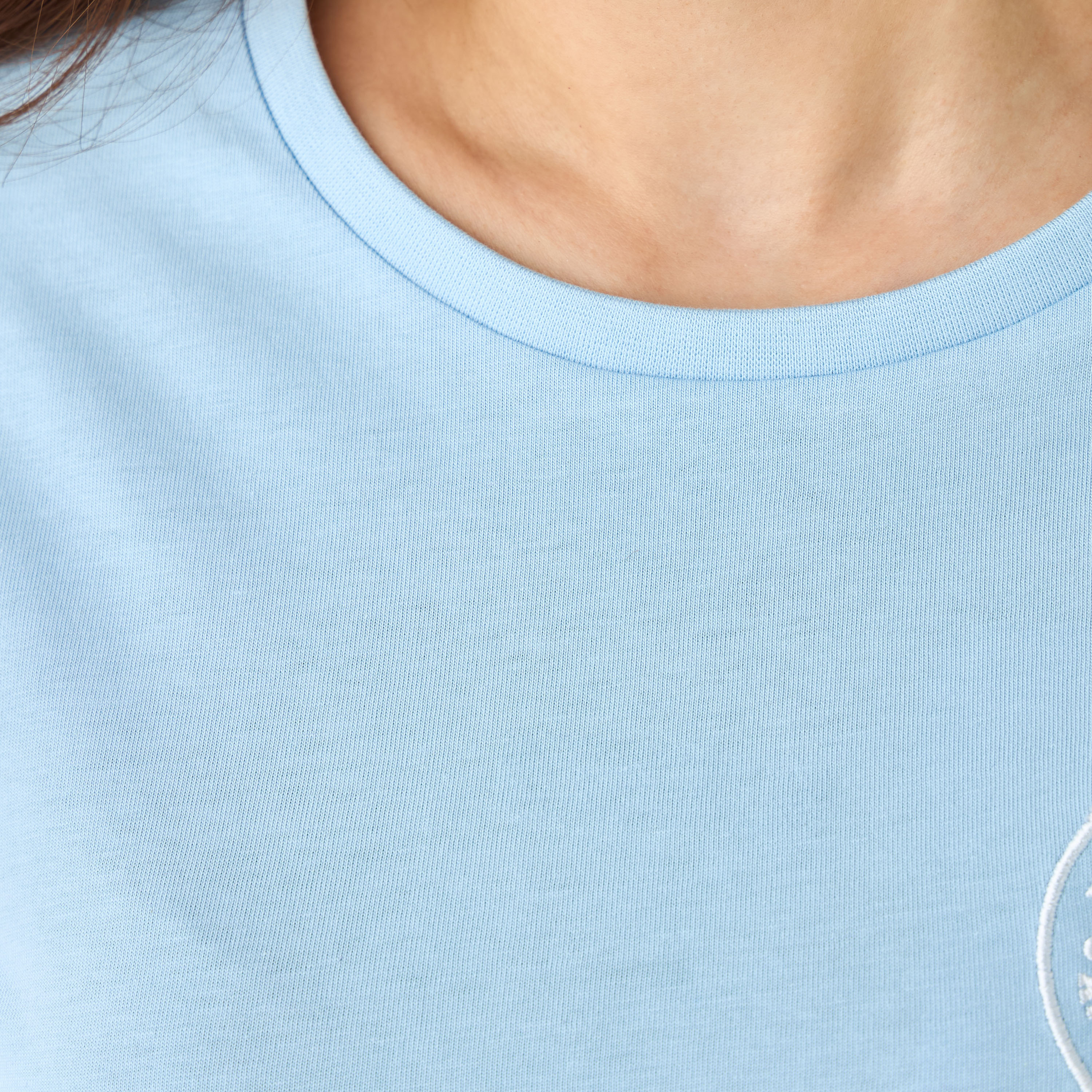 تيشيرت قطن مطرز بقصة عادية-women-clothing-tshirts-image-3