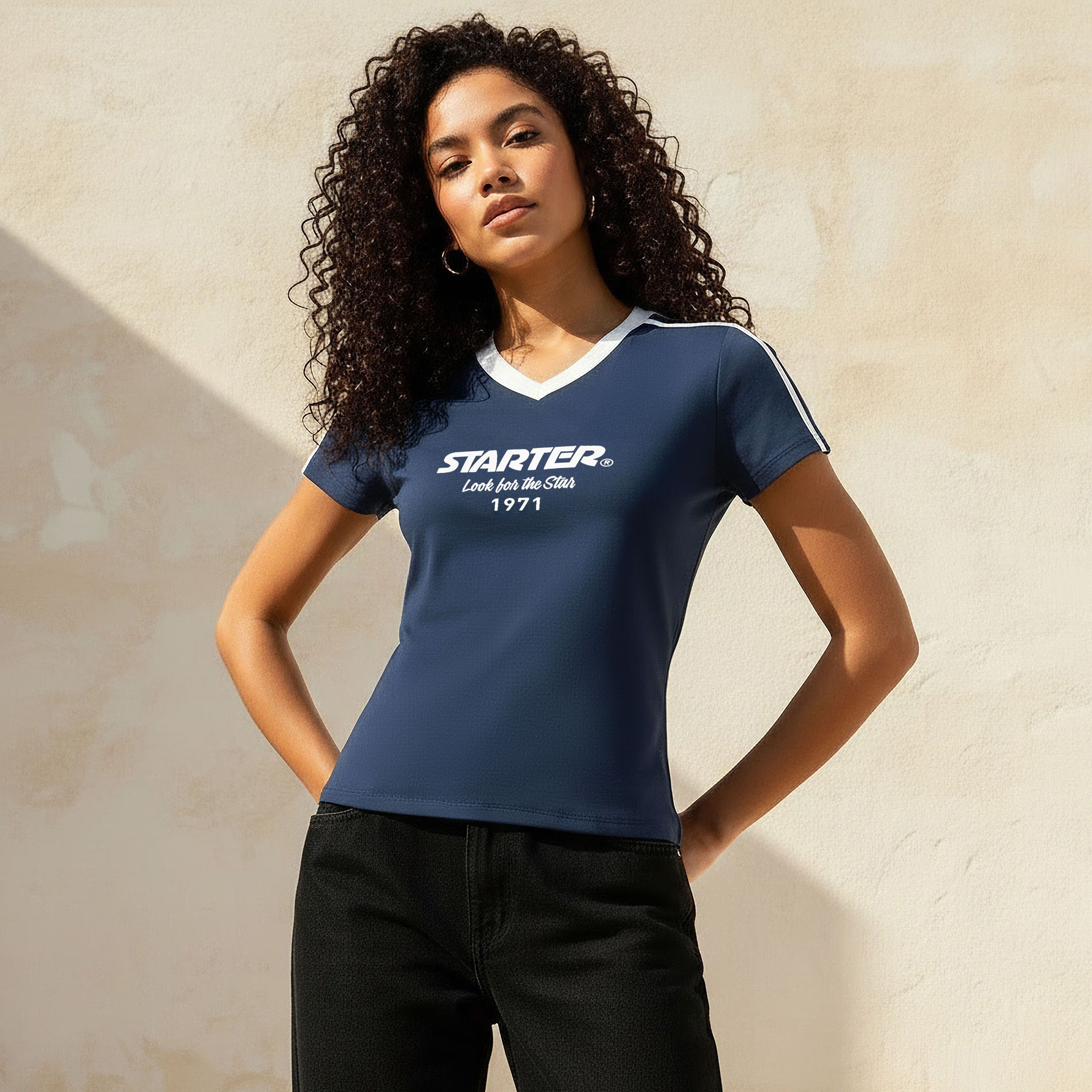 تيشيرت بطبعات من ستارتر-women-clothing-tshirts-image-1