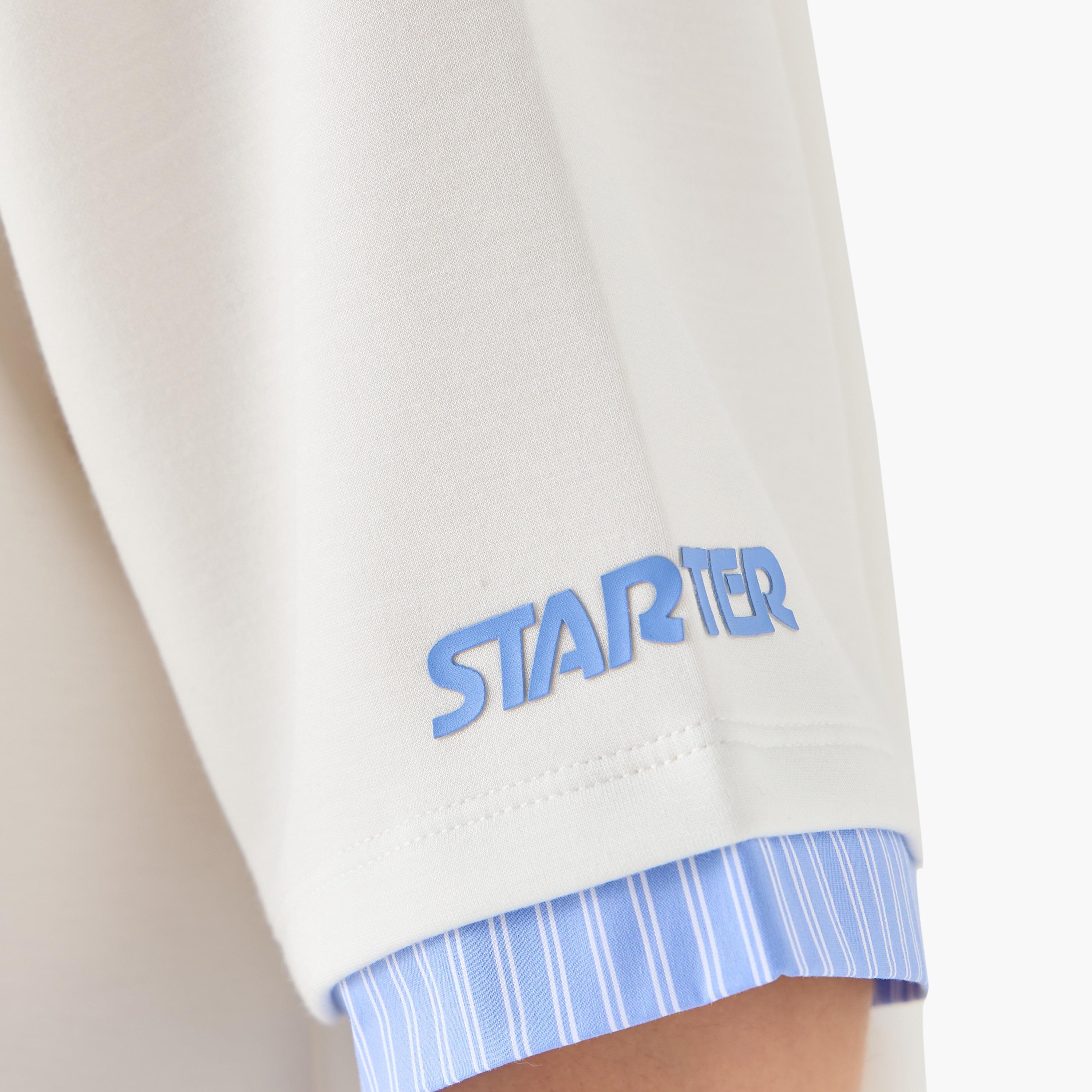 Starter Relaxed Fit T-shirt with Logo Print-women-clothing-tshirts-image-7