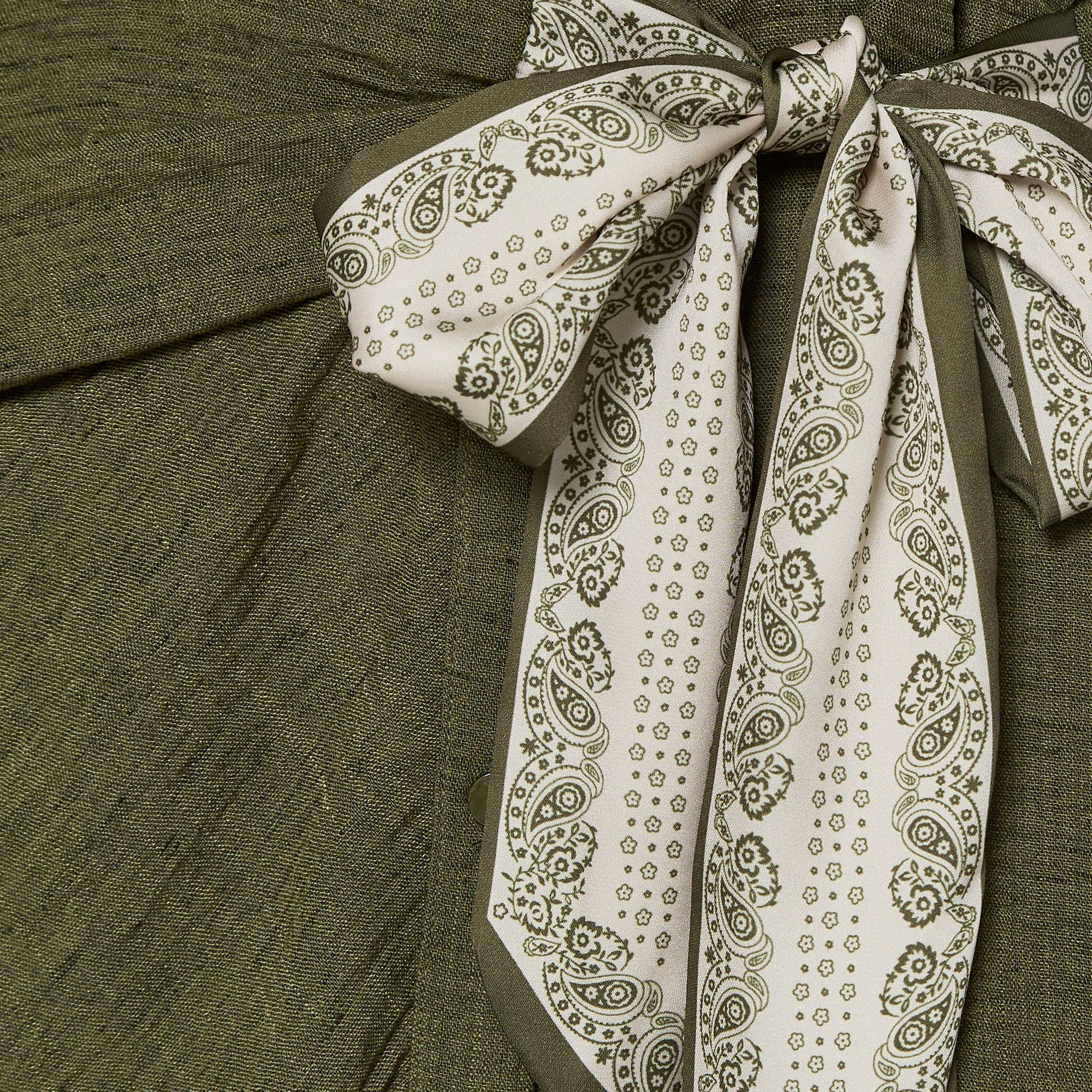 Midi Shirt Dress with Tie-Ups-women-clothing-dresses-image-2