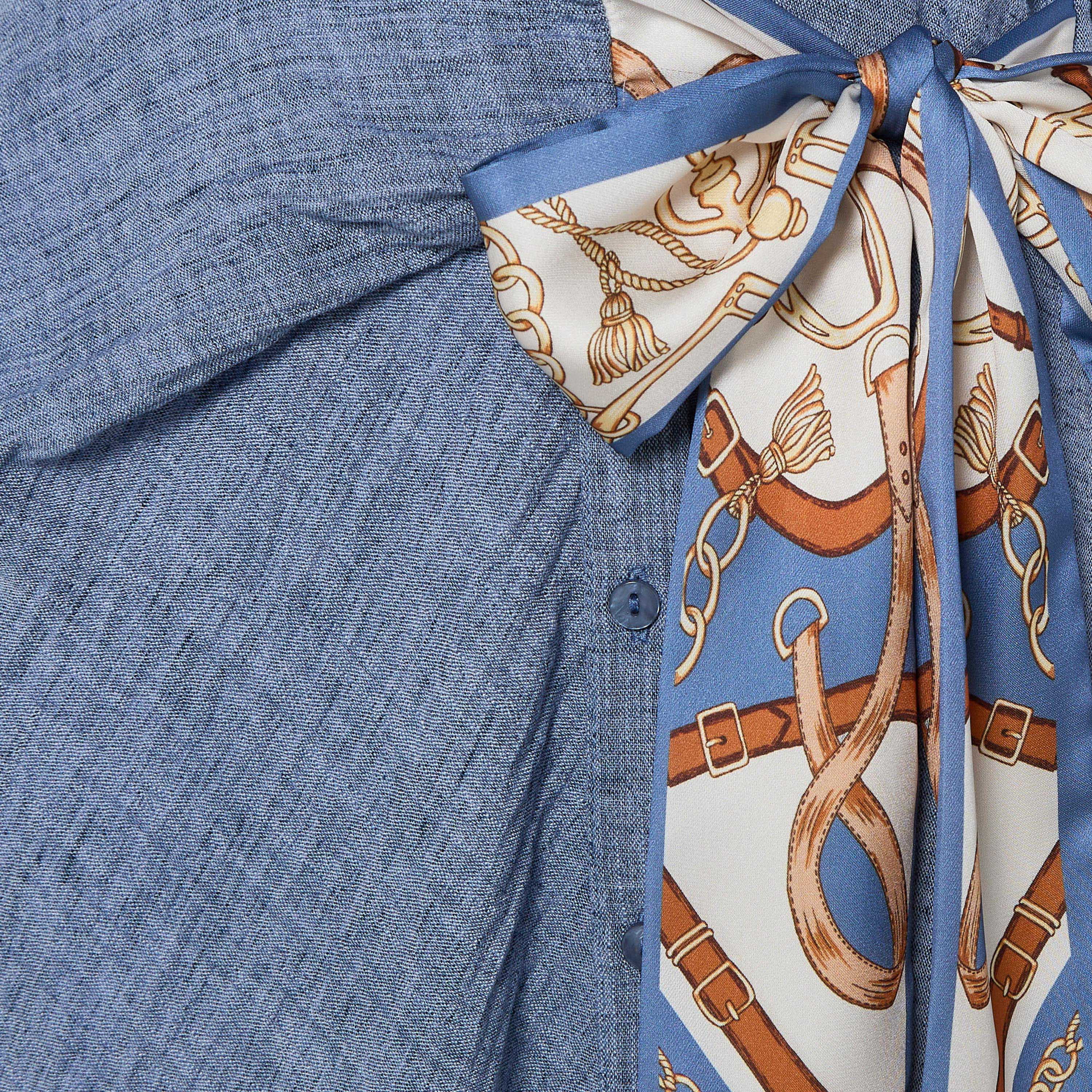Midi Shirt Dress with Tie-Ups-women-clothing-dresses-image-2
