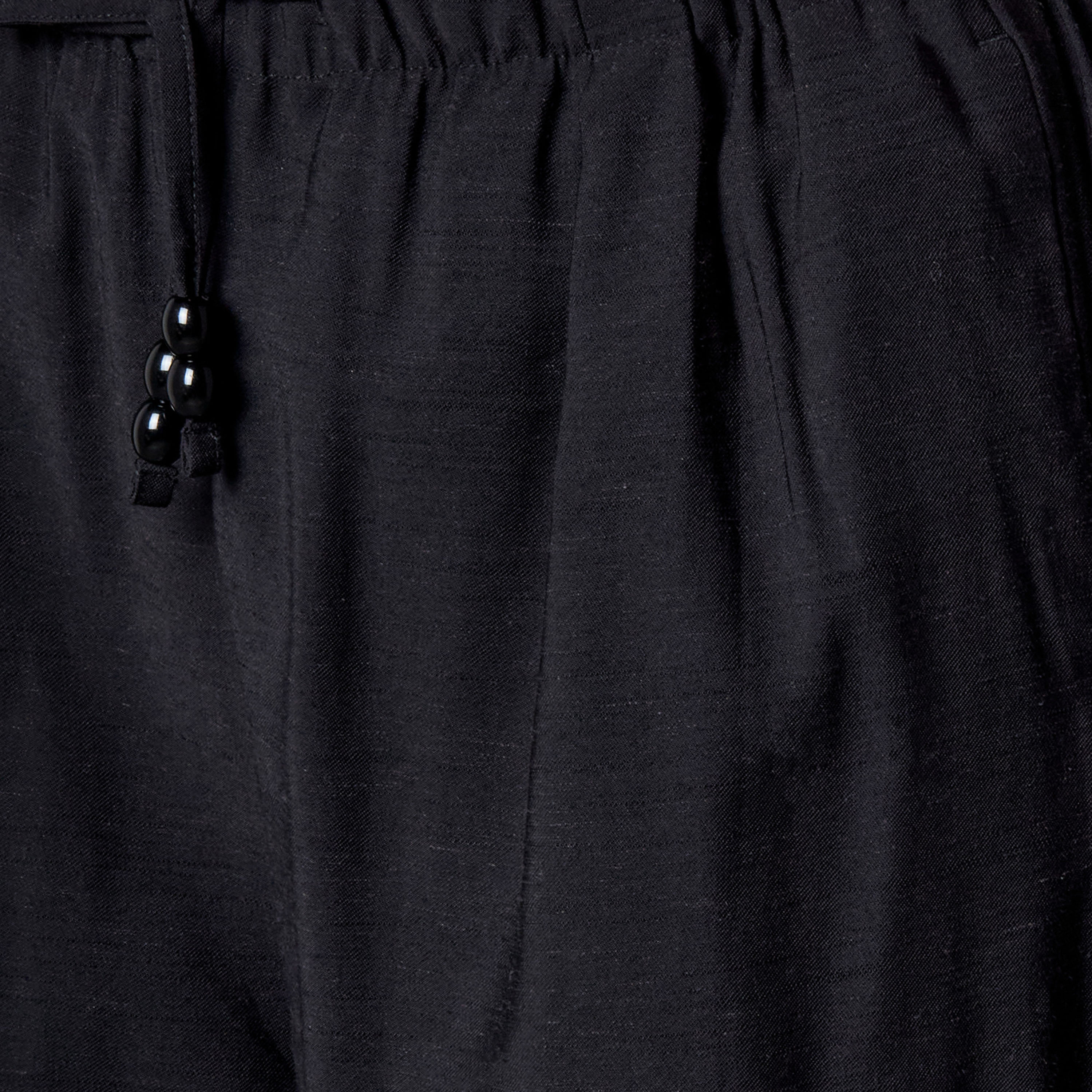 Regular Fit Mid Rise Wide Leg Linen Blend Pants-women-clothing-coordsets-image-2