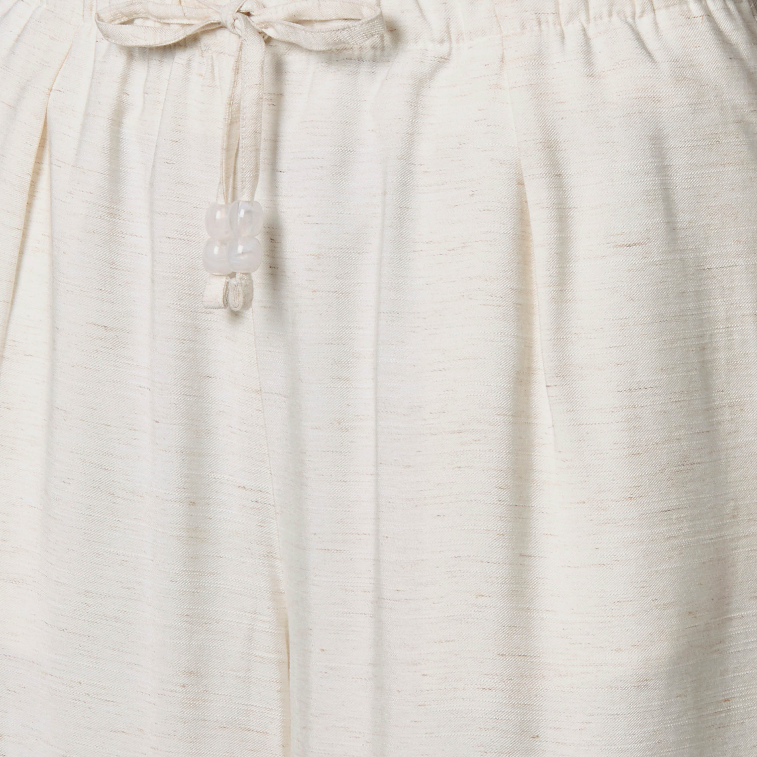 Regular Fit Mid Rise Wide Leg Linen Blend Pants-women-clothing-coordsets-image-2