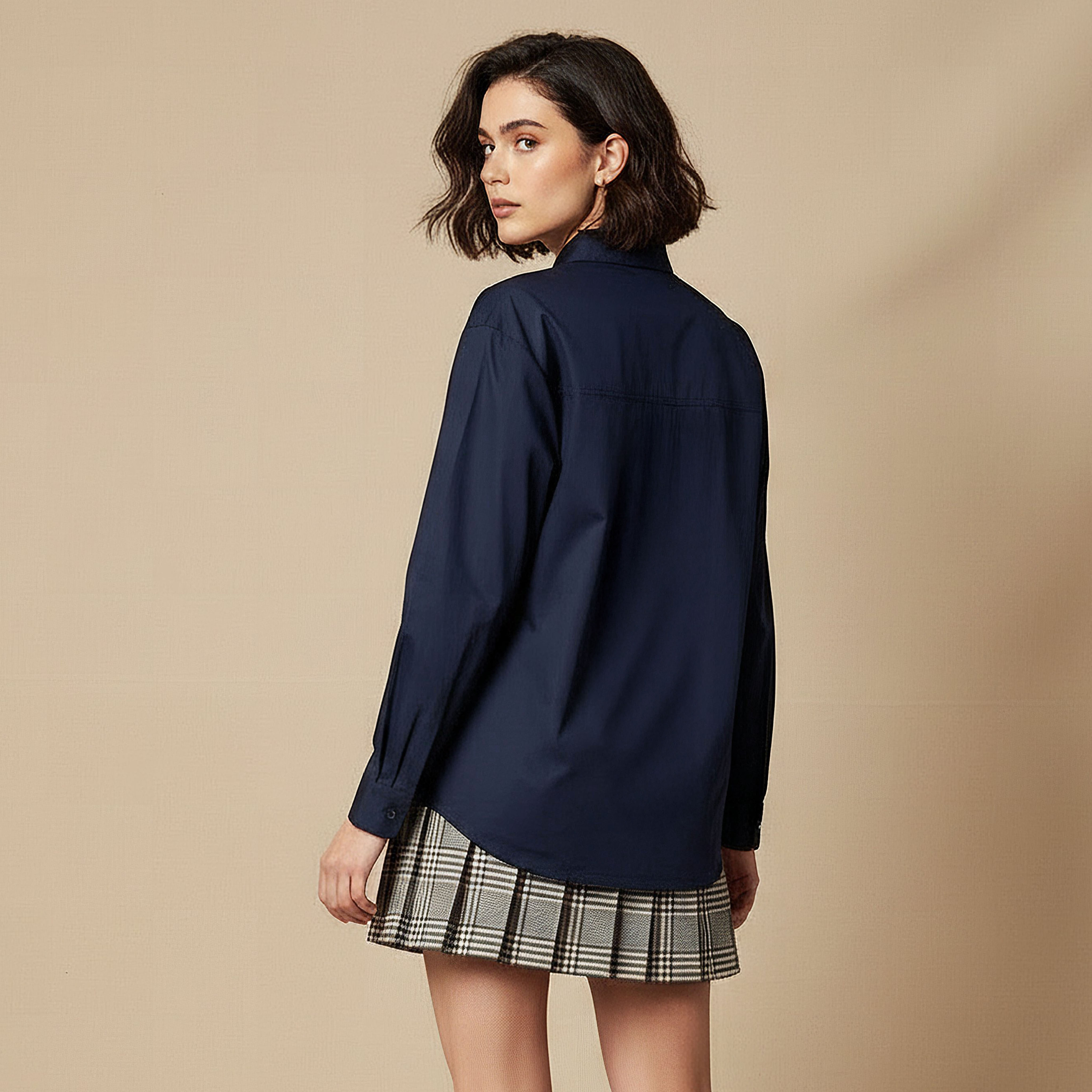 Cotton Shirt with Long Sleeves-women-clothing-shirtsandblouses-shirts-image-4