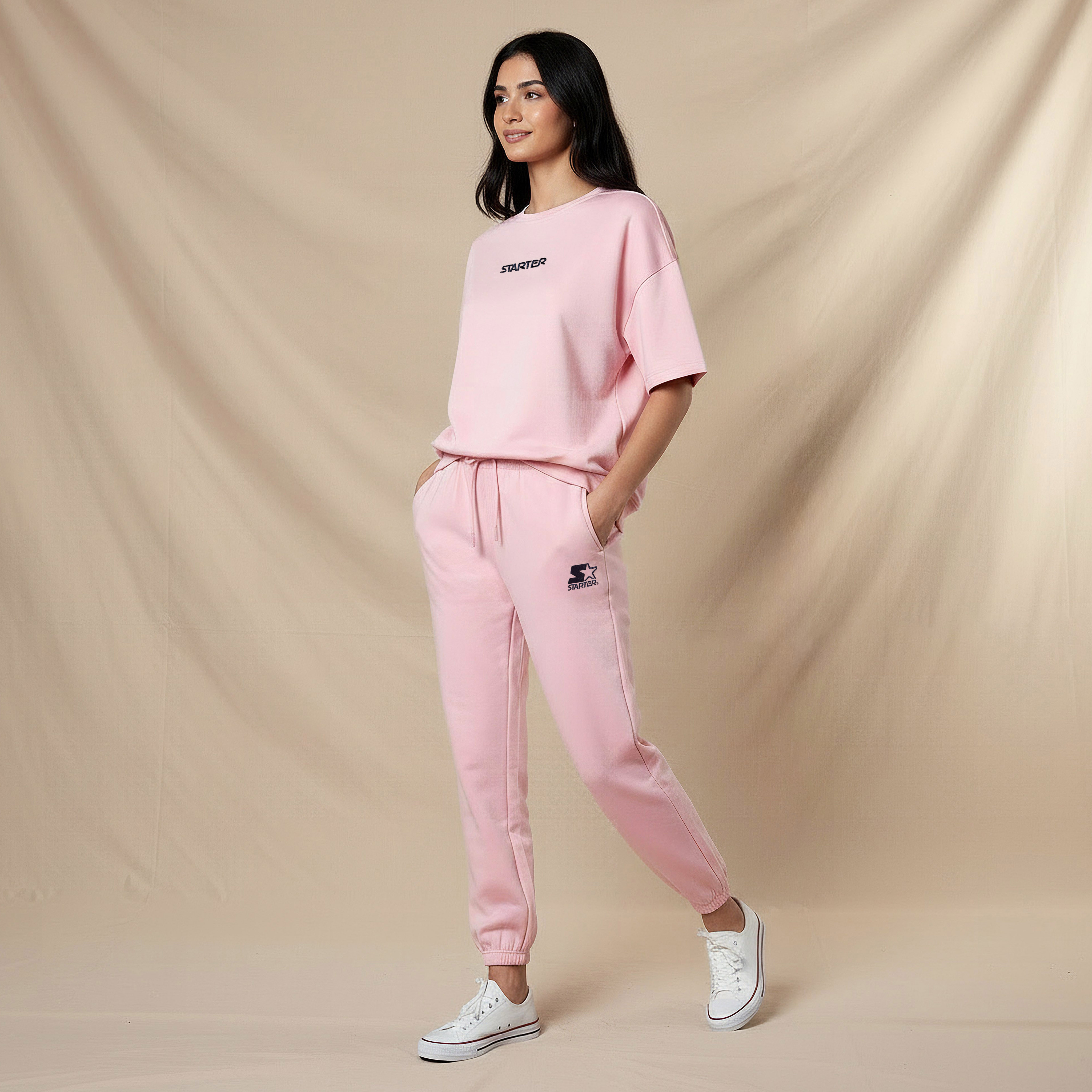 تيشيرت بقصة عادية وتطريز من ستارتر-women-clothing-tshirts-image-2