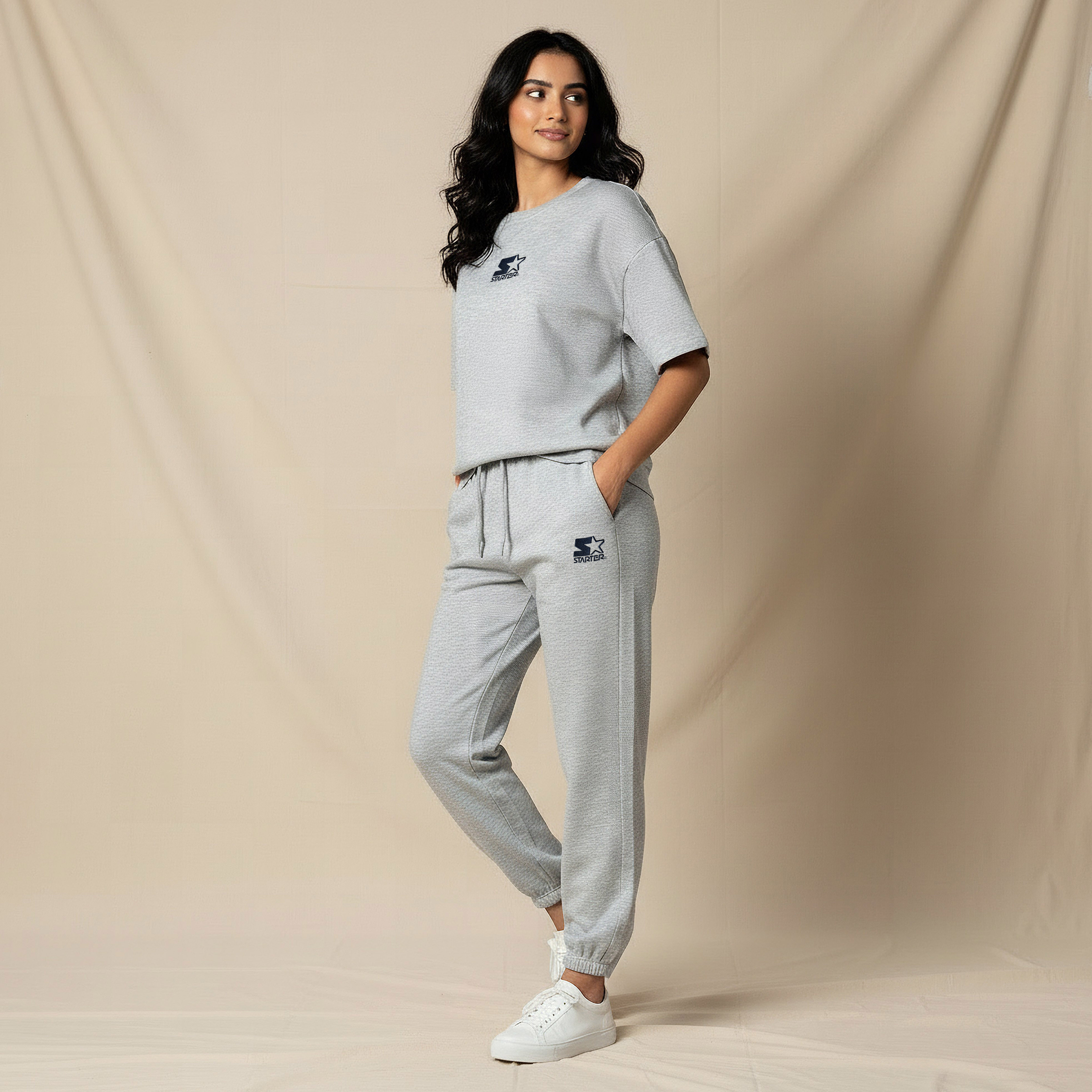 Starter Regular Fit T-shirt with Embroidery-women-clothing-coordsets-image-6