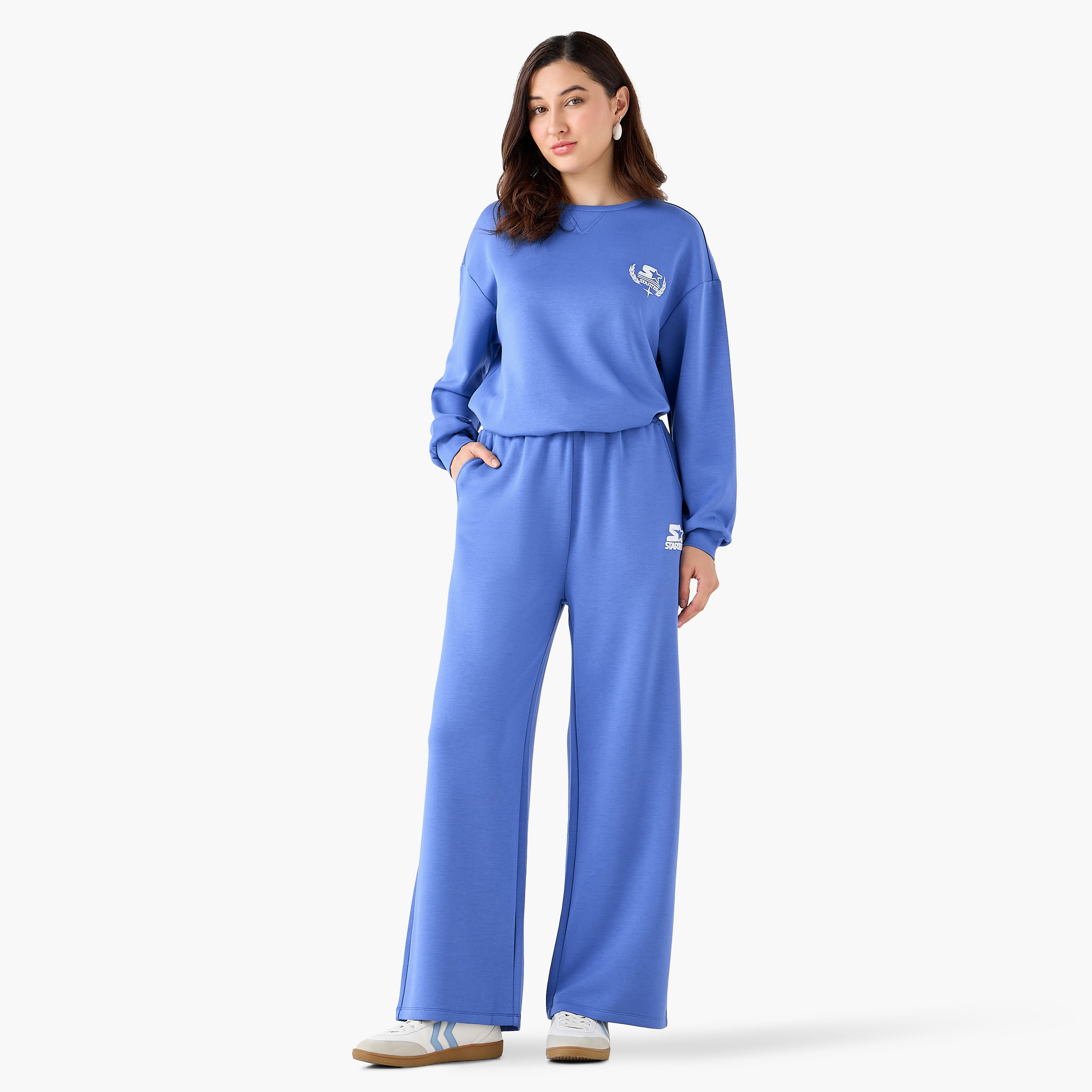 بنطلون رياضي بقصة مستقيمة وجيوب من ستارتر-women-clothing-bottoms-joggers-image-3