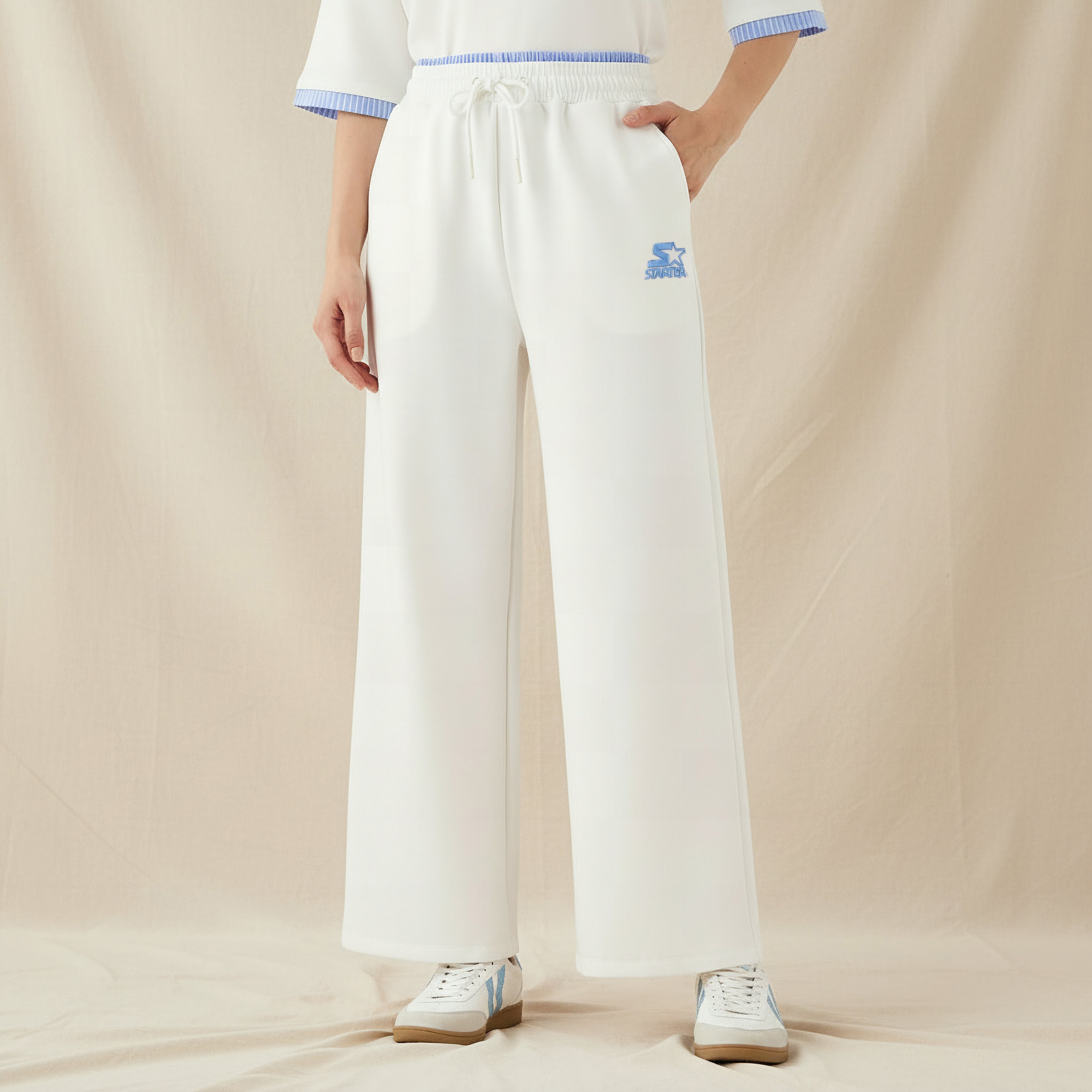 Starter Straight Fit Joggers with Pockets-women-clothing-bottoms-joggers-image-1
