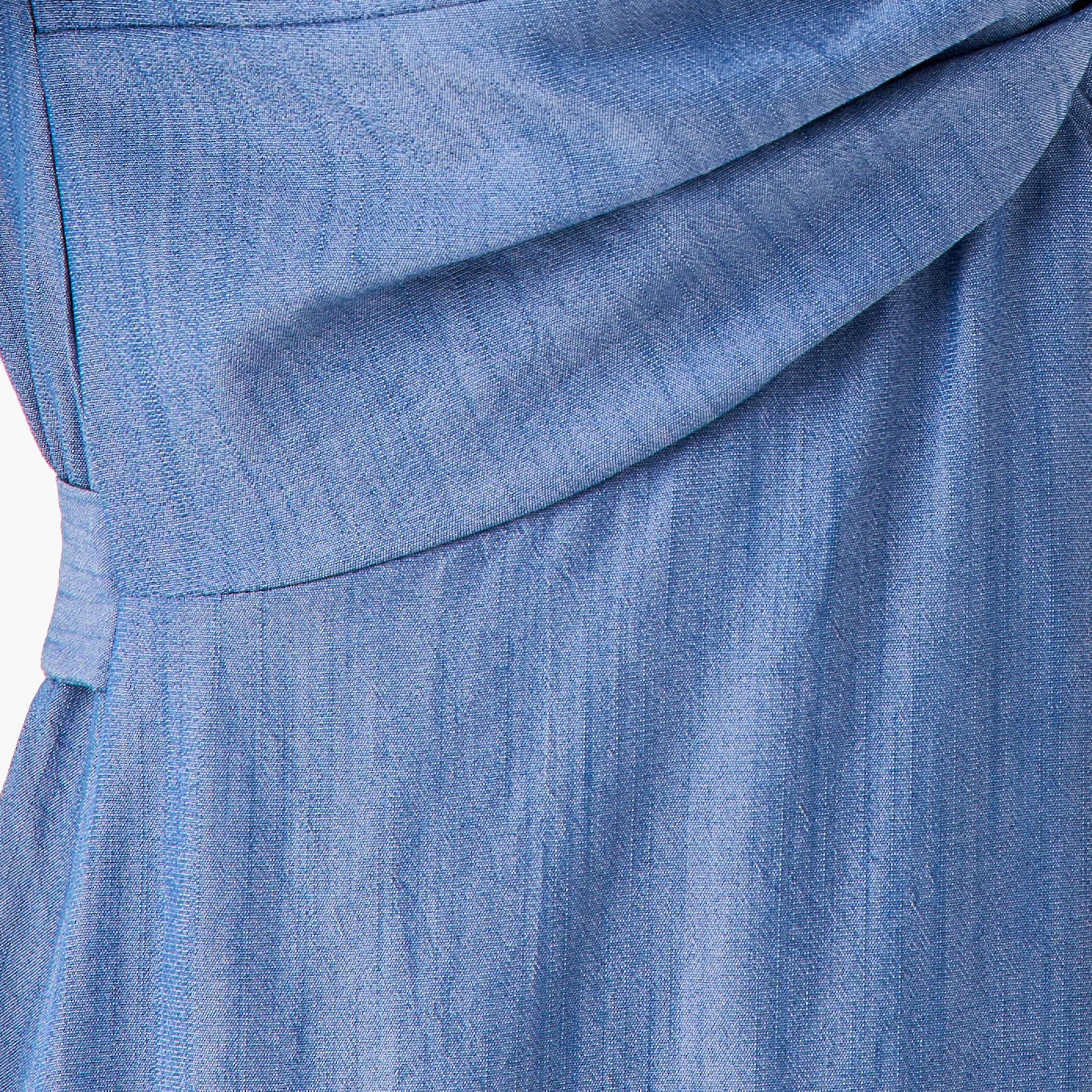Twisted Midi A-Line Dress with Angel Sleeves-women-clothing-dresses-image-7