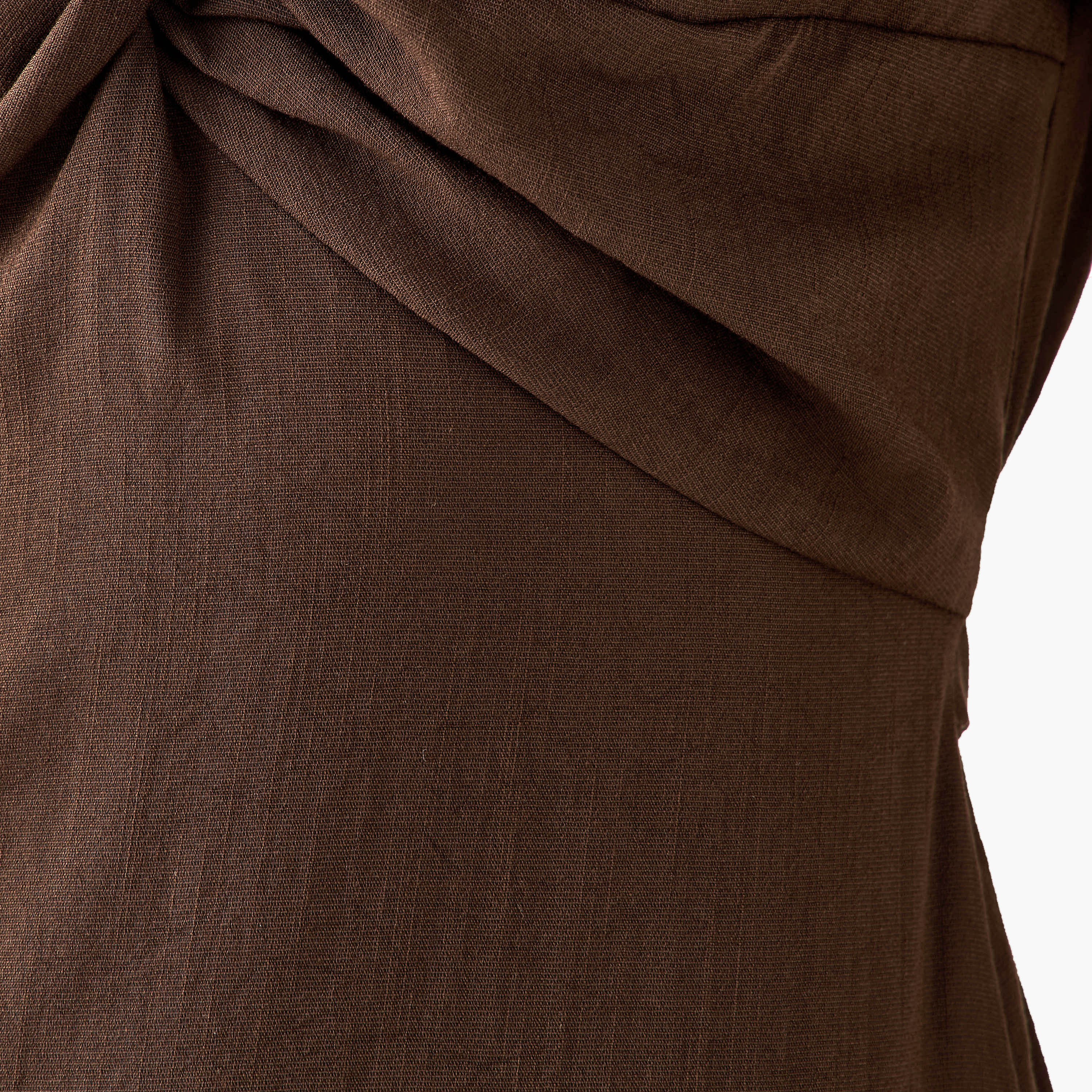 Twisted Midi A-Line Dress with Angel Sleeves-women-clothing-dresses-image-7