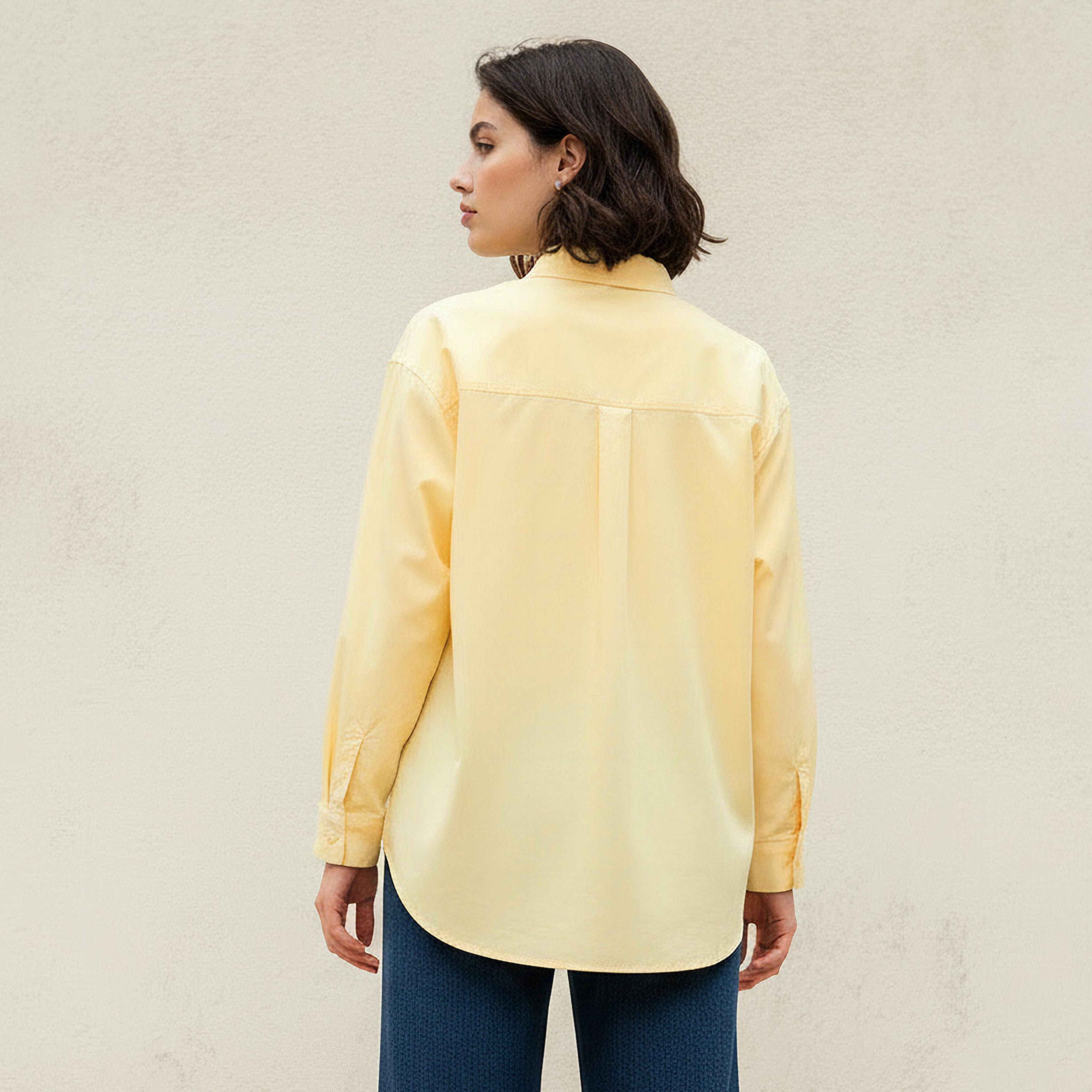 Oversized Cotton Shirt with High-Low Hem-women-clothing-shirtsandblouses-shirts-image-4