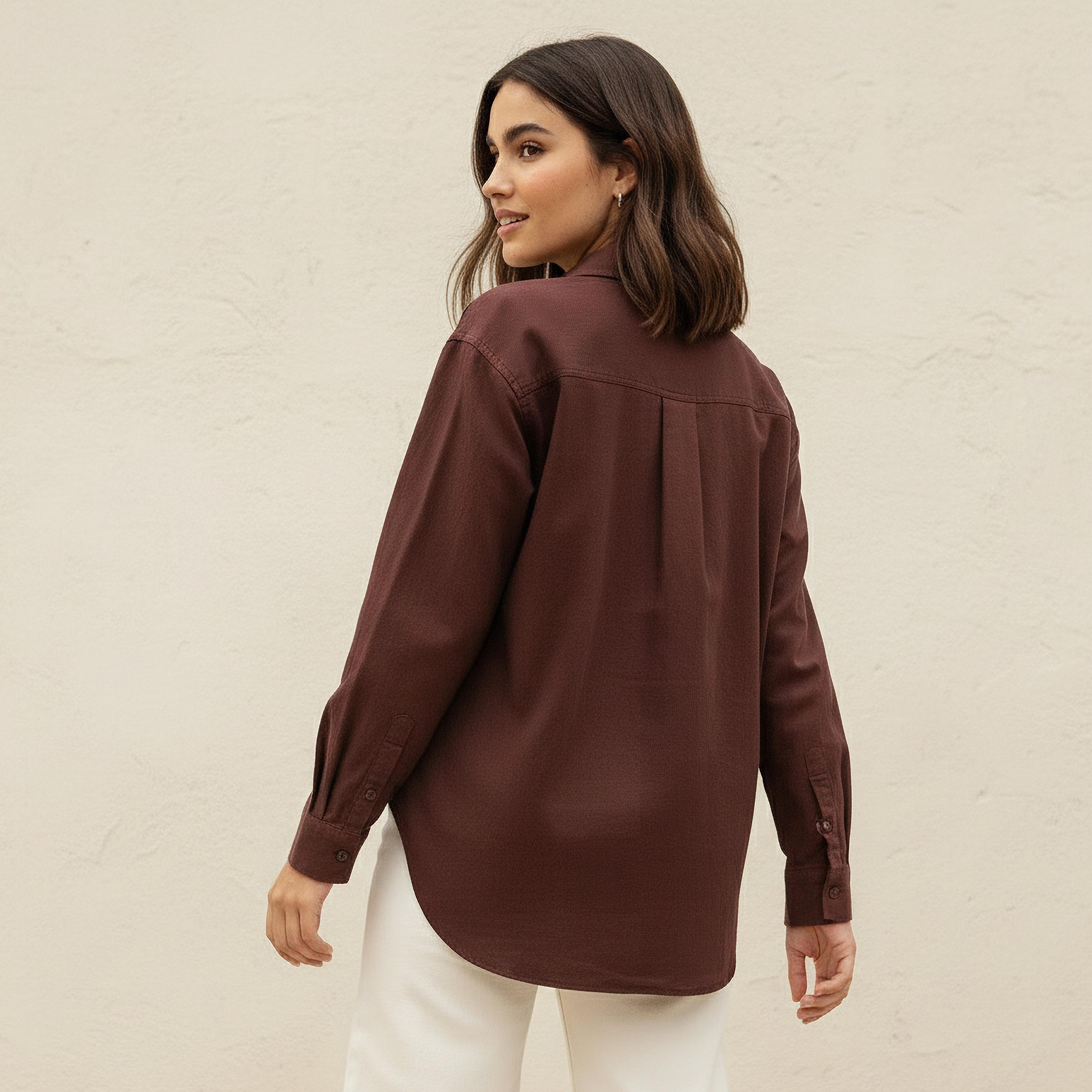 Oversized Cotton Shirt with High-Low Hem-women-clothing-shirtsandblouses-shirts-image-4
