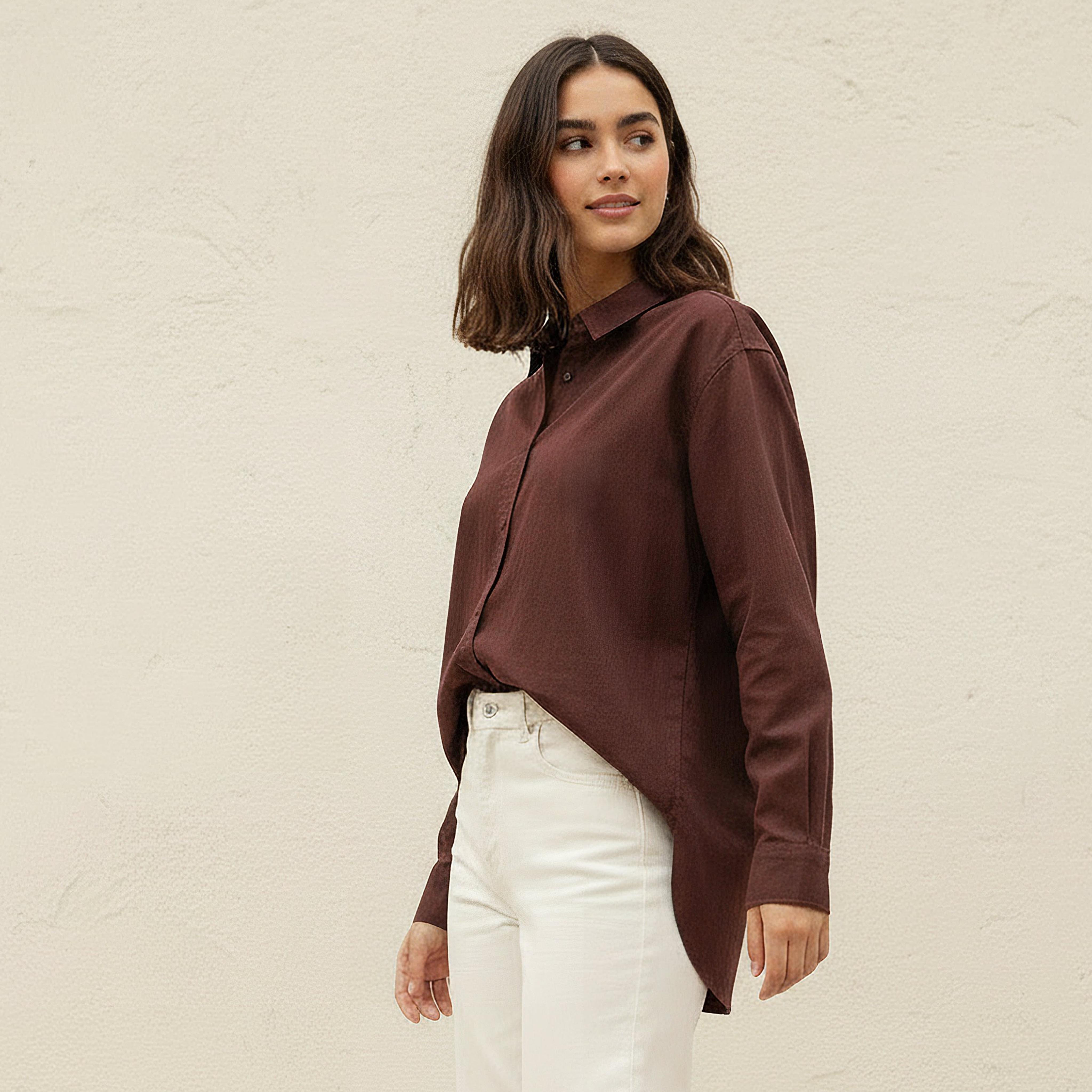 Oversized Cotton Shirt with High-Low Hem-women-clothing-shirtsandblouses-shirts-image-5