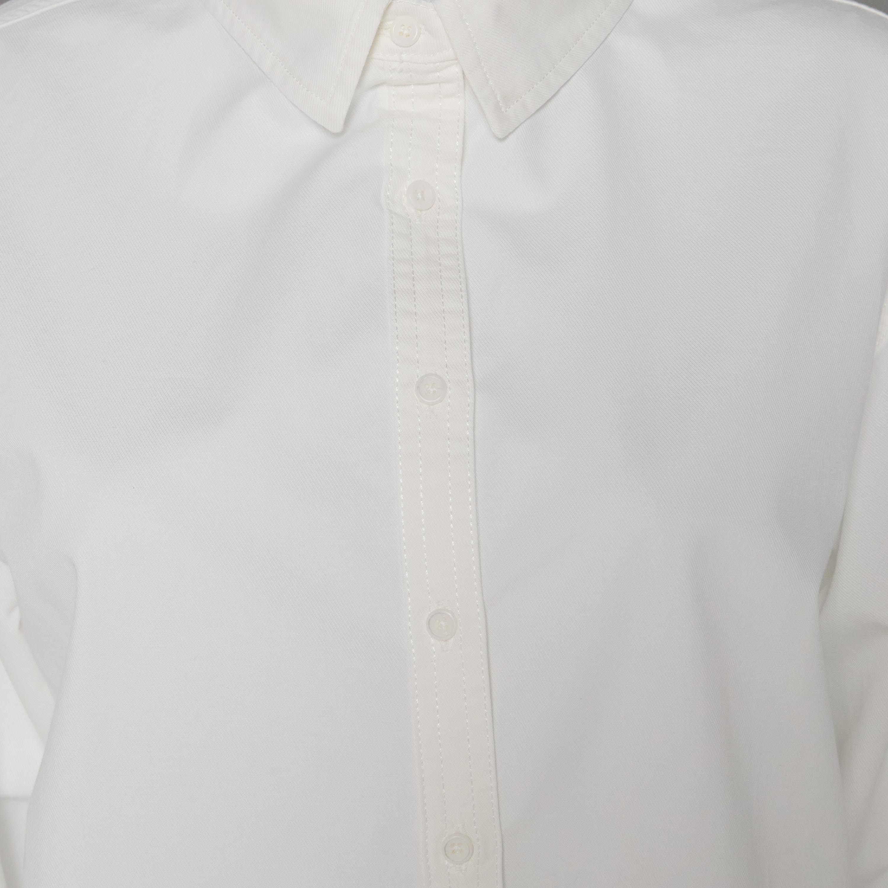 Oversized Cotton Shirt with High-Low Hem-women-clothing-shirtsandblouses-shirts-image-2