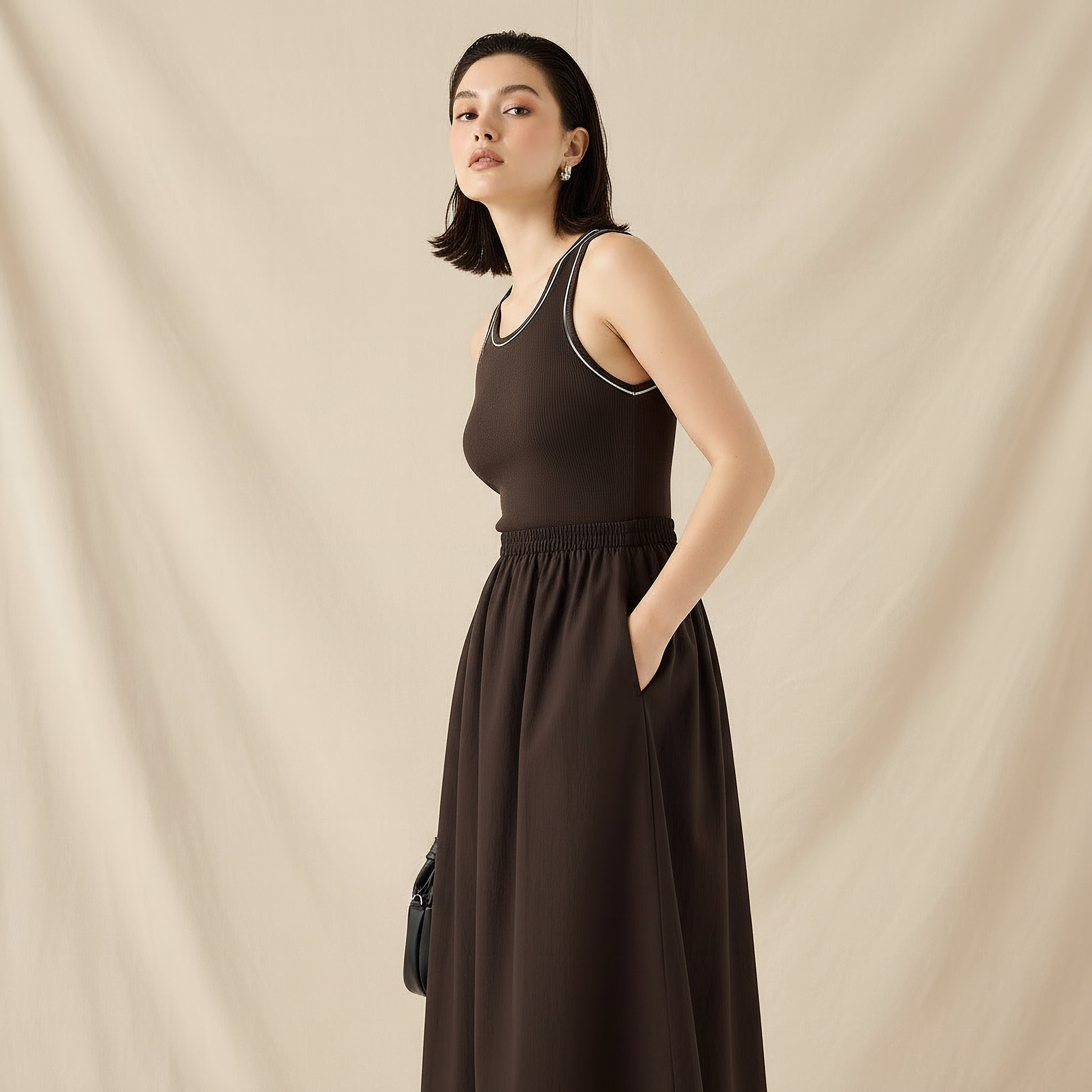 Ribbed Maxi Dress with Pockets-women-clothing-dresses-image-2