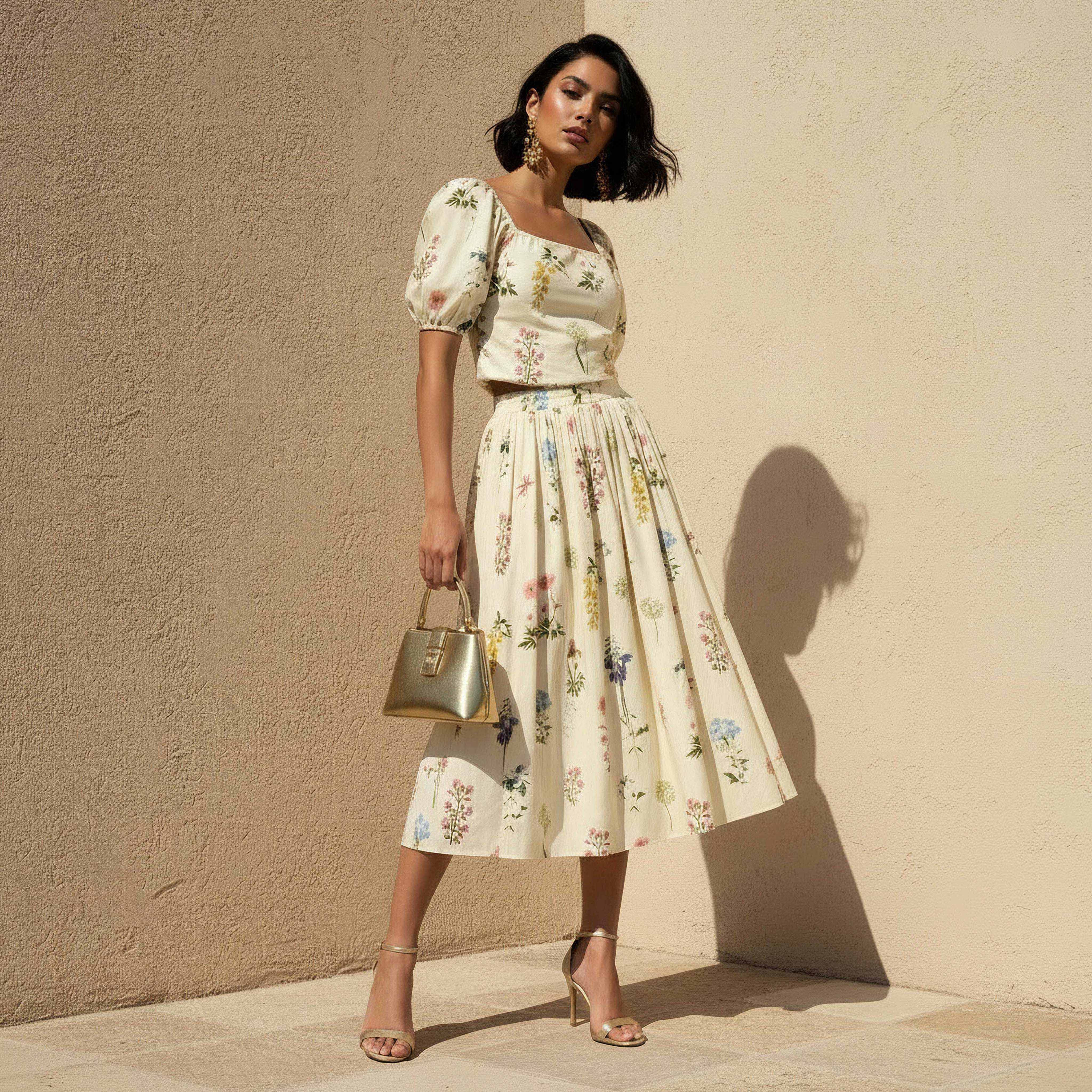 Midi A-line Skirt with Floral Print-women-clothing-bottoms-skirts-image-3