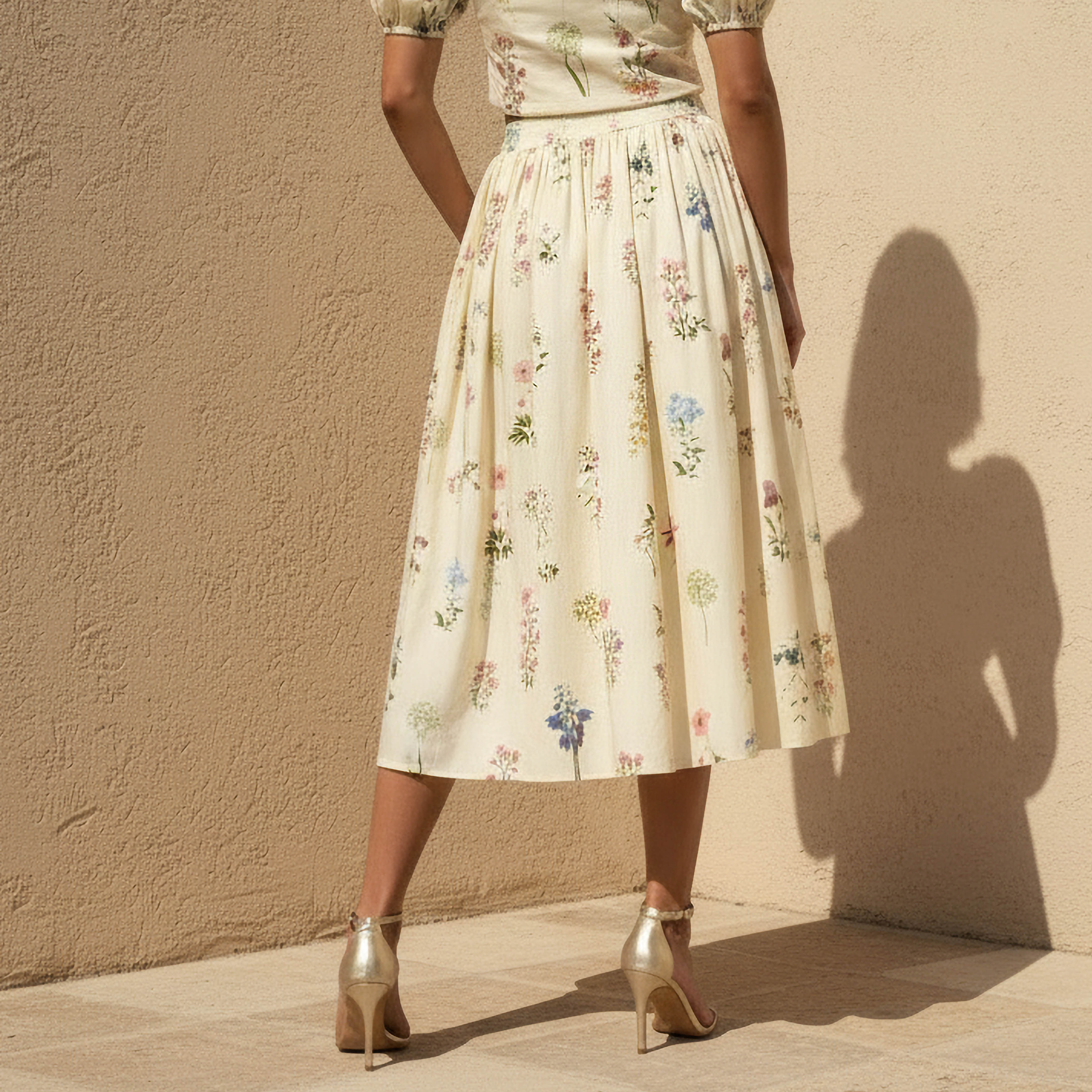 Midi A-line Skirt with Floral Print-women-clothing-bottoms-skirts-image-4