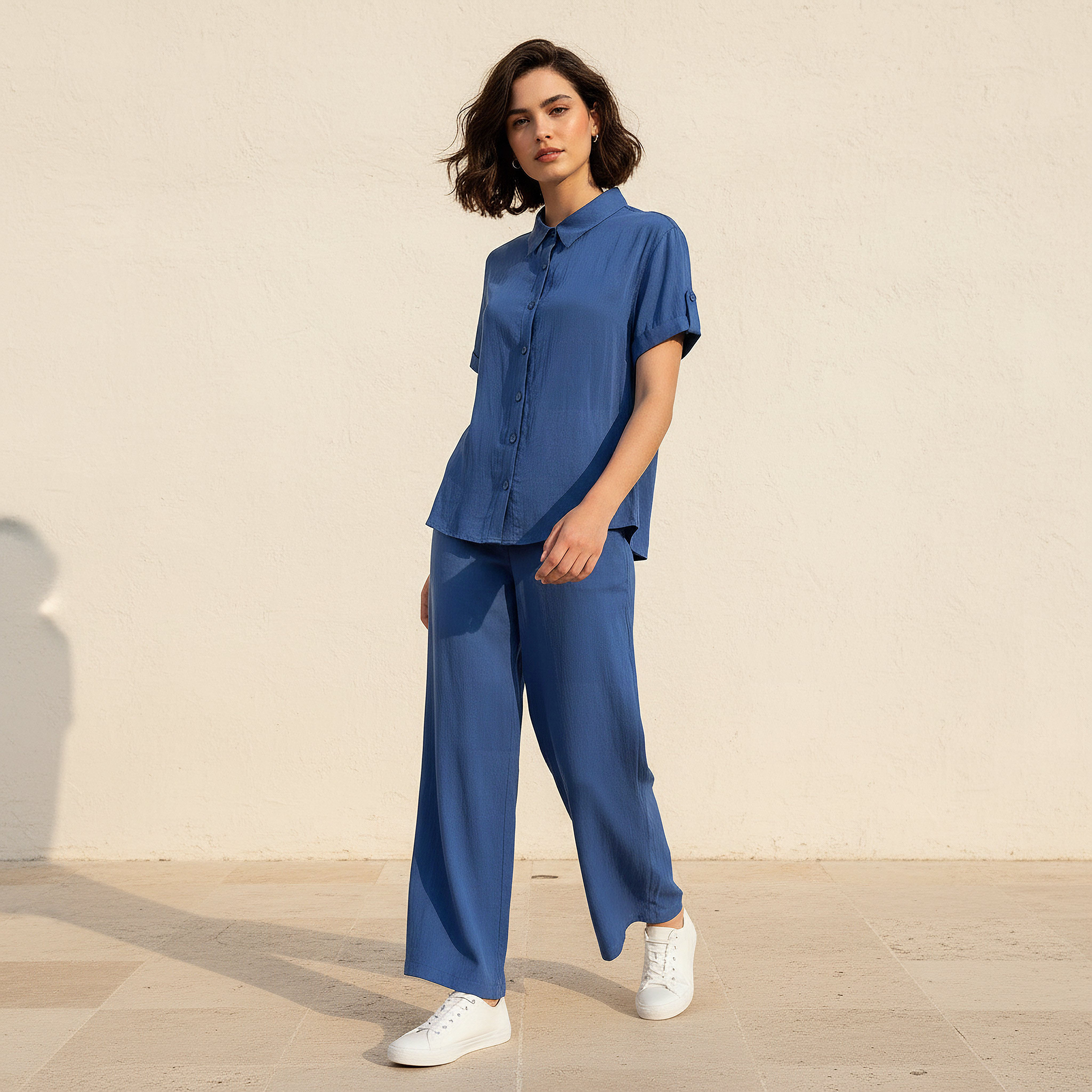 Lyocell Shirt with Roll-Up Sleeves-women-clothing-shirtsandblouses-shirts-image-3
