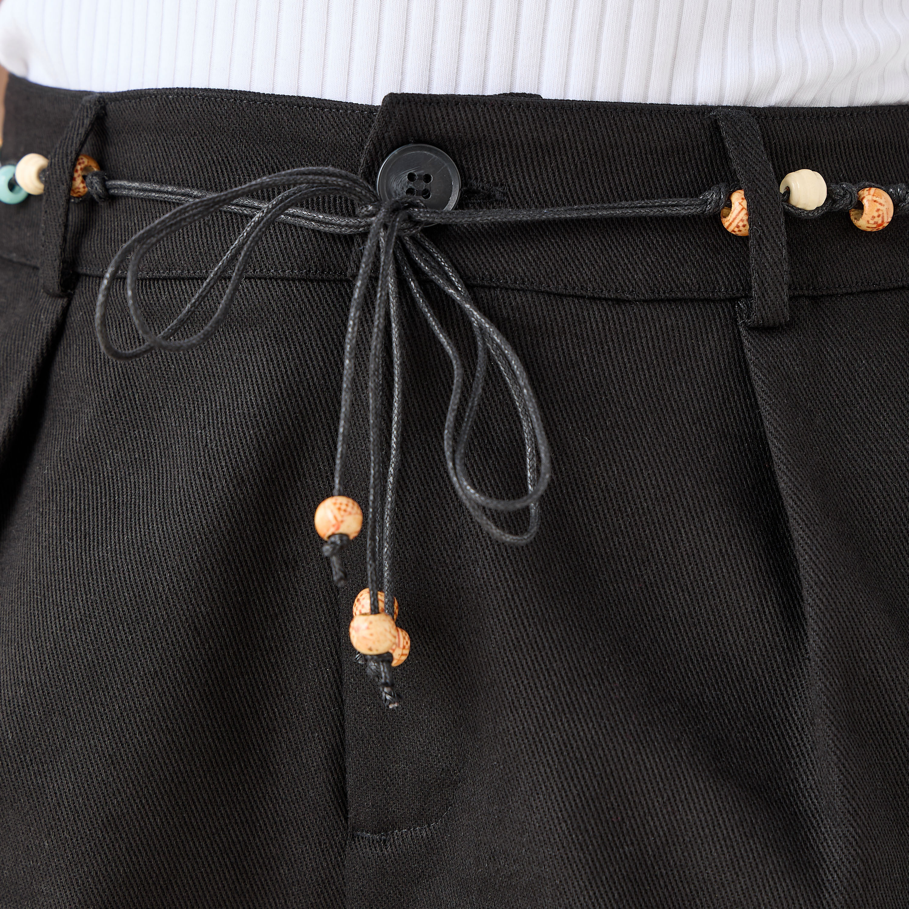Cotton Shorts with Bead Detail-women-clothing-bottoms-shorts-image-6