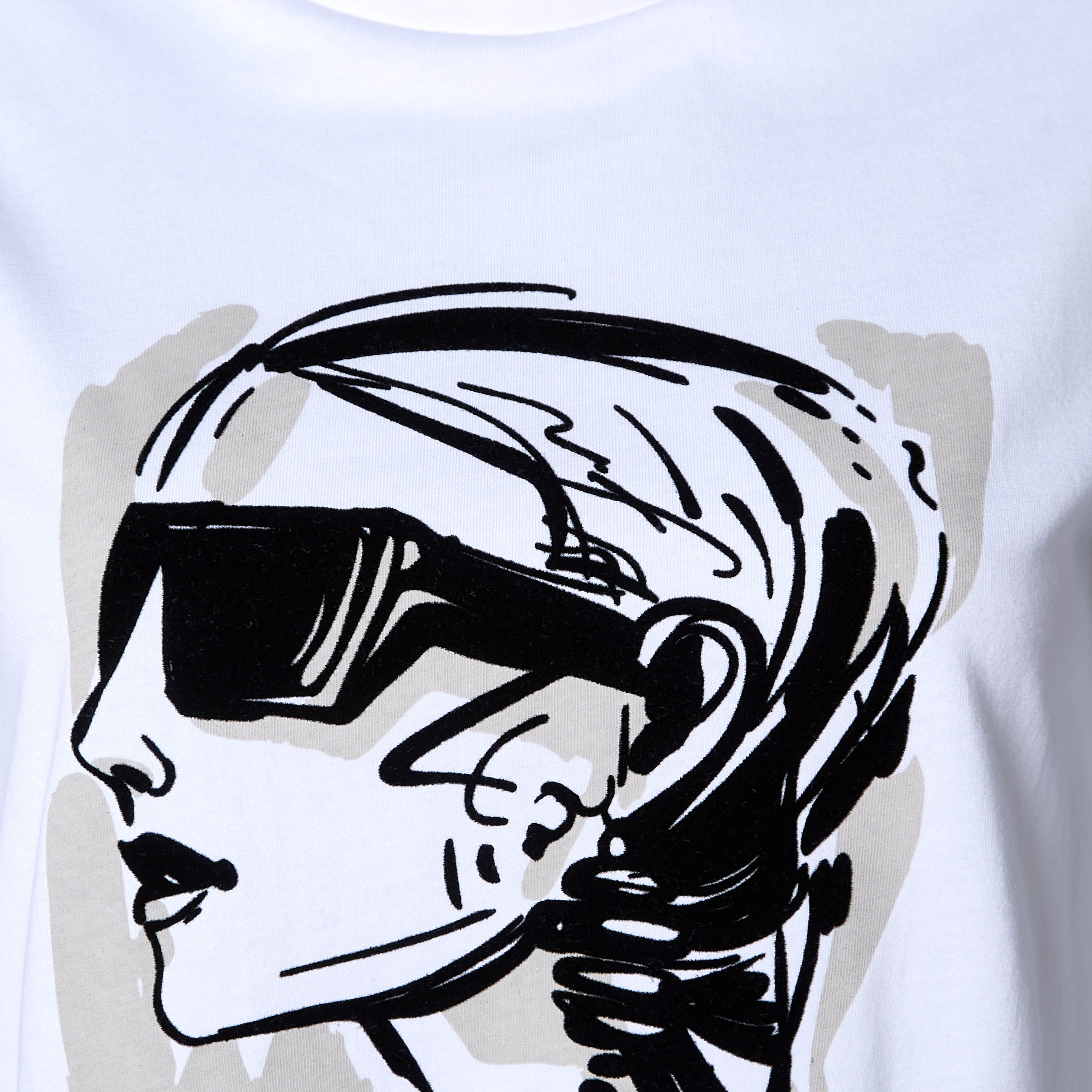 Regular Fit Cotton T-shirt with Print-women-clothing-tshirts-image-2