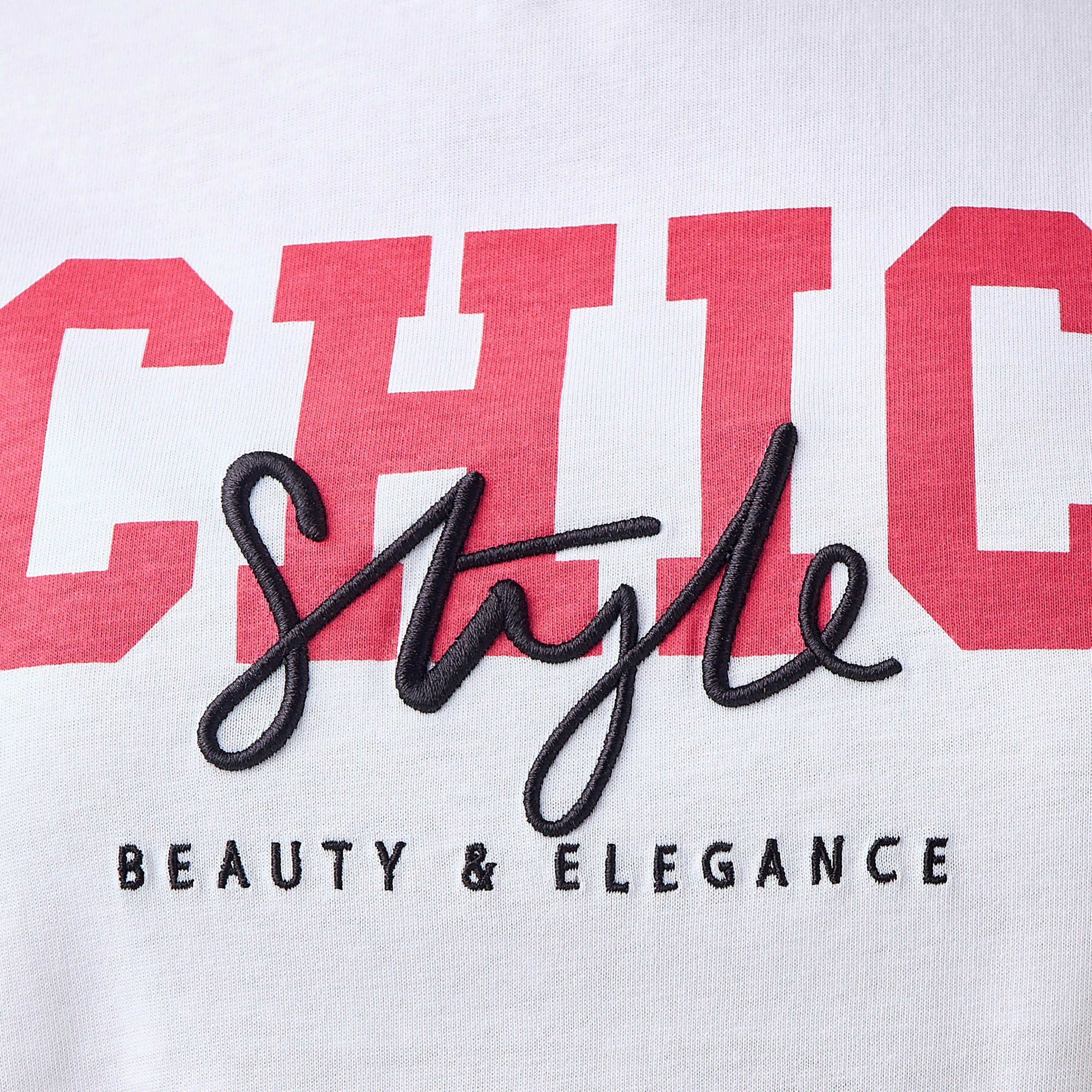 Cotton T-shirt with Print and Embroidery-women-clothing-tshirts-image-8