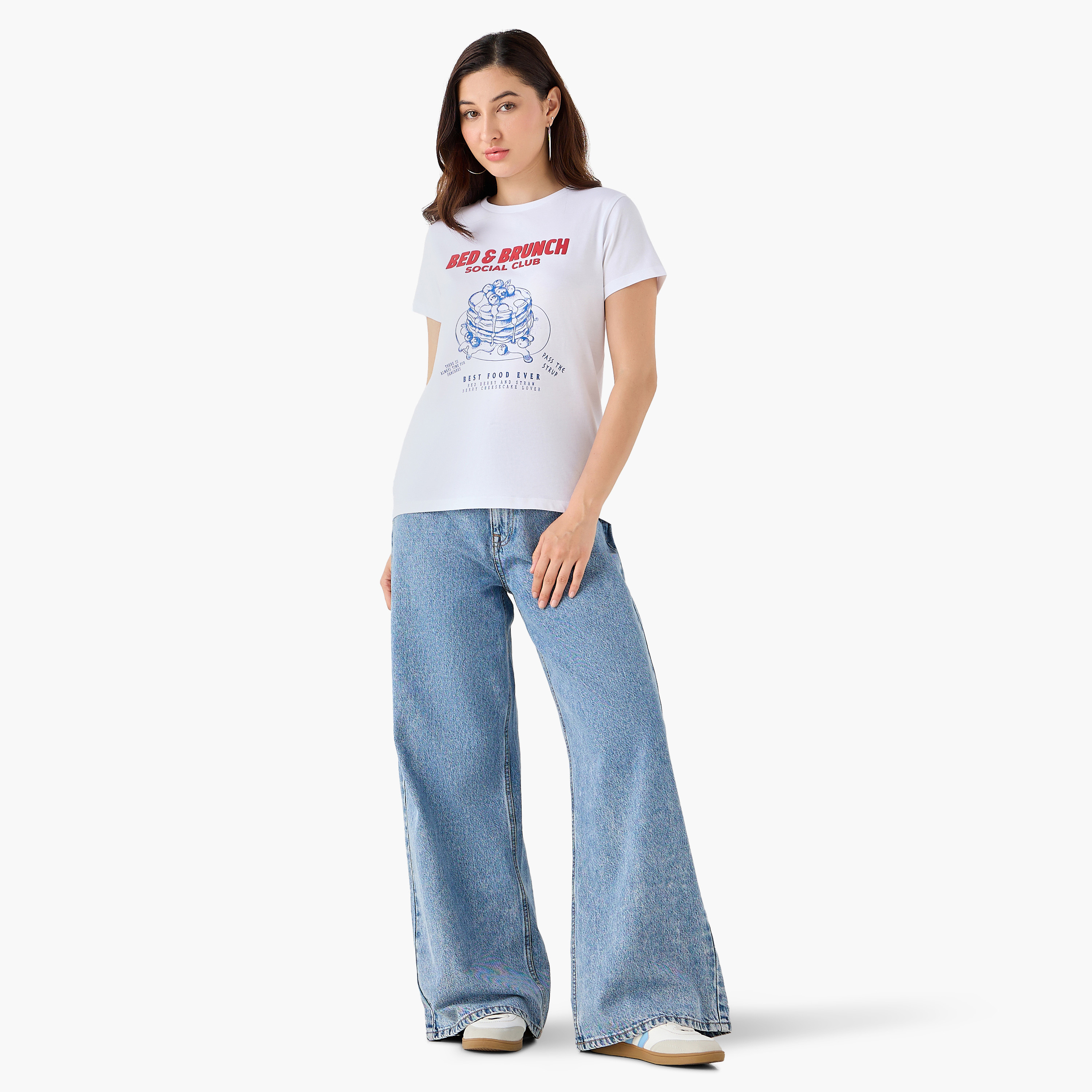 Cotton T-shirt with Print-women-clothing-tshirts-image-3