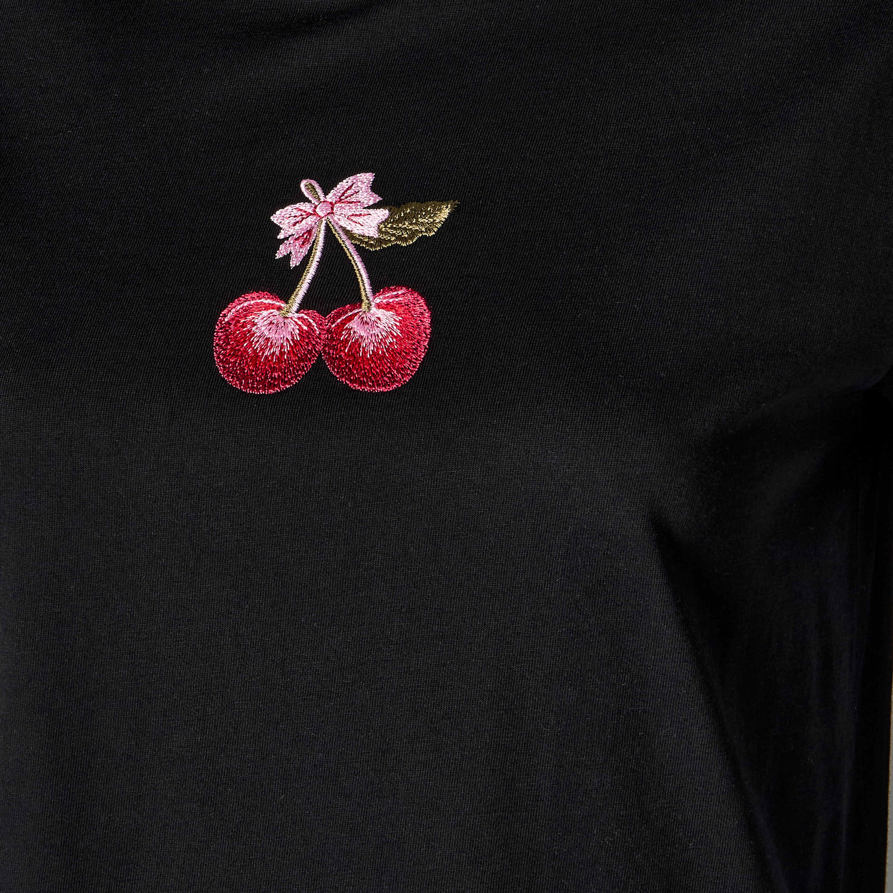 Cotton T-shirt with Embroidery-women-clothing-tshirts-image-4