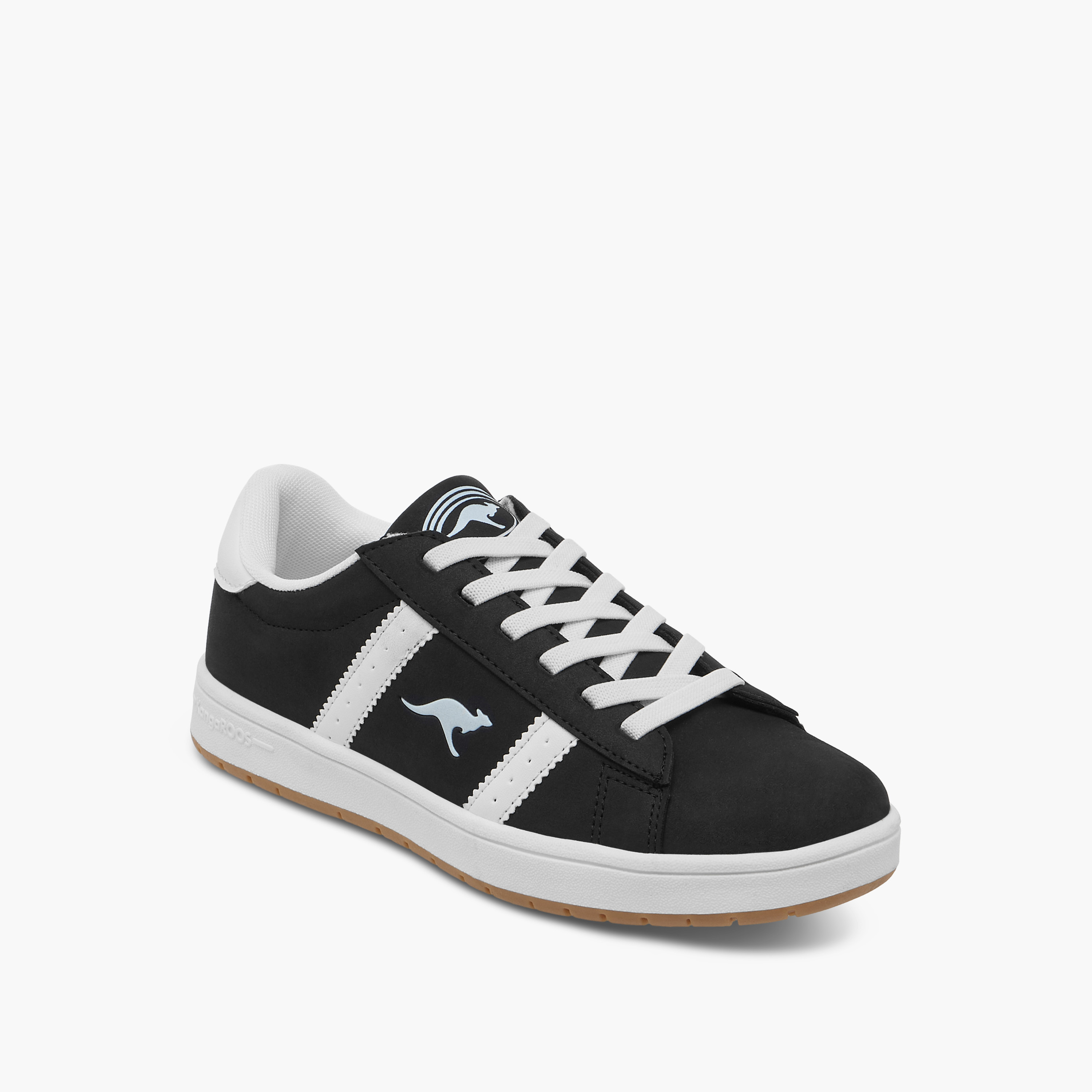 KangaROOS Kids' Logo Detail Sneakers with Lace-Up Closure-boys-shoes-schoolshoes-image-2