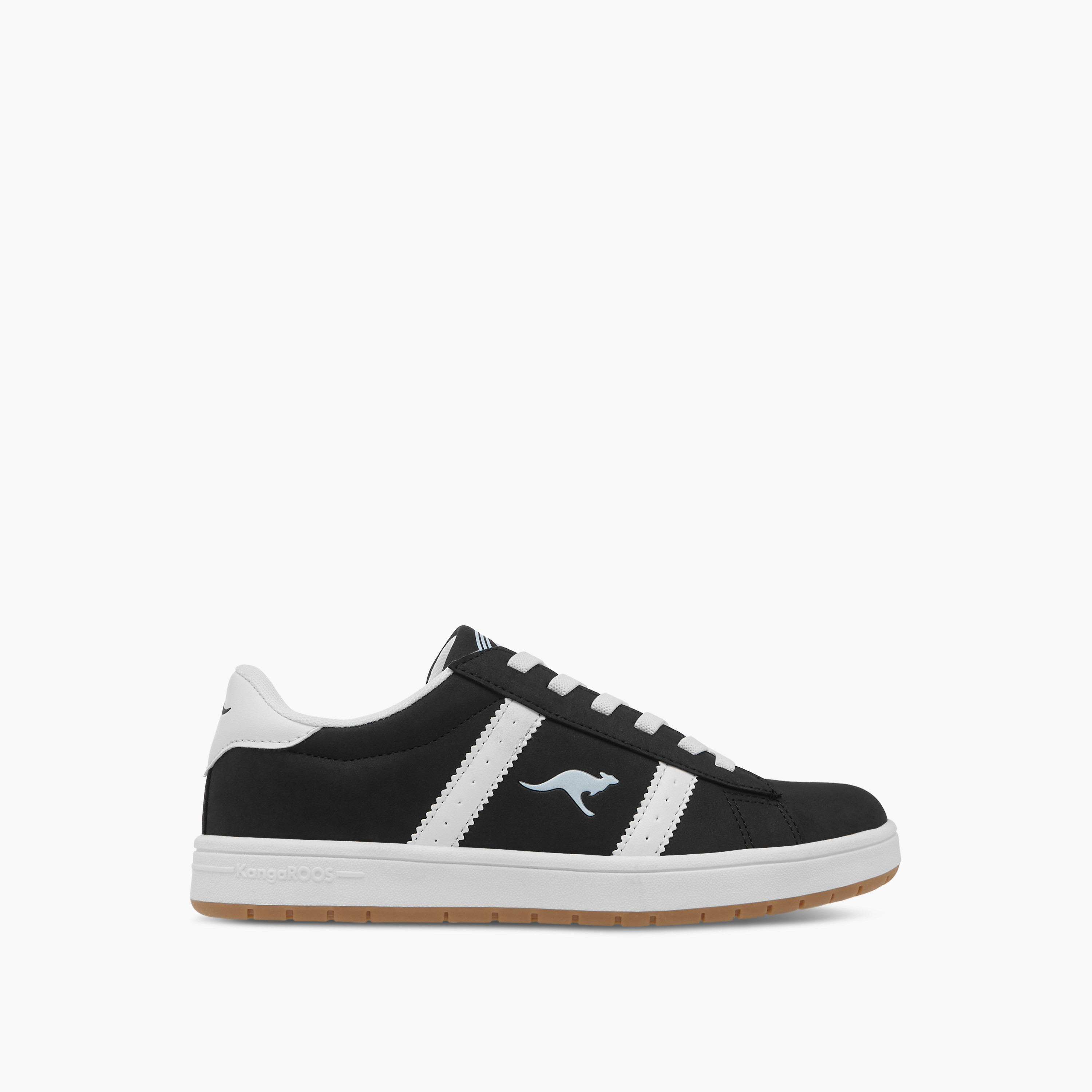 KangaROOS Kids' Logo Detail Sneakers with Lace-Up Closure-boys-shoes-schoolshoes-image-3