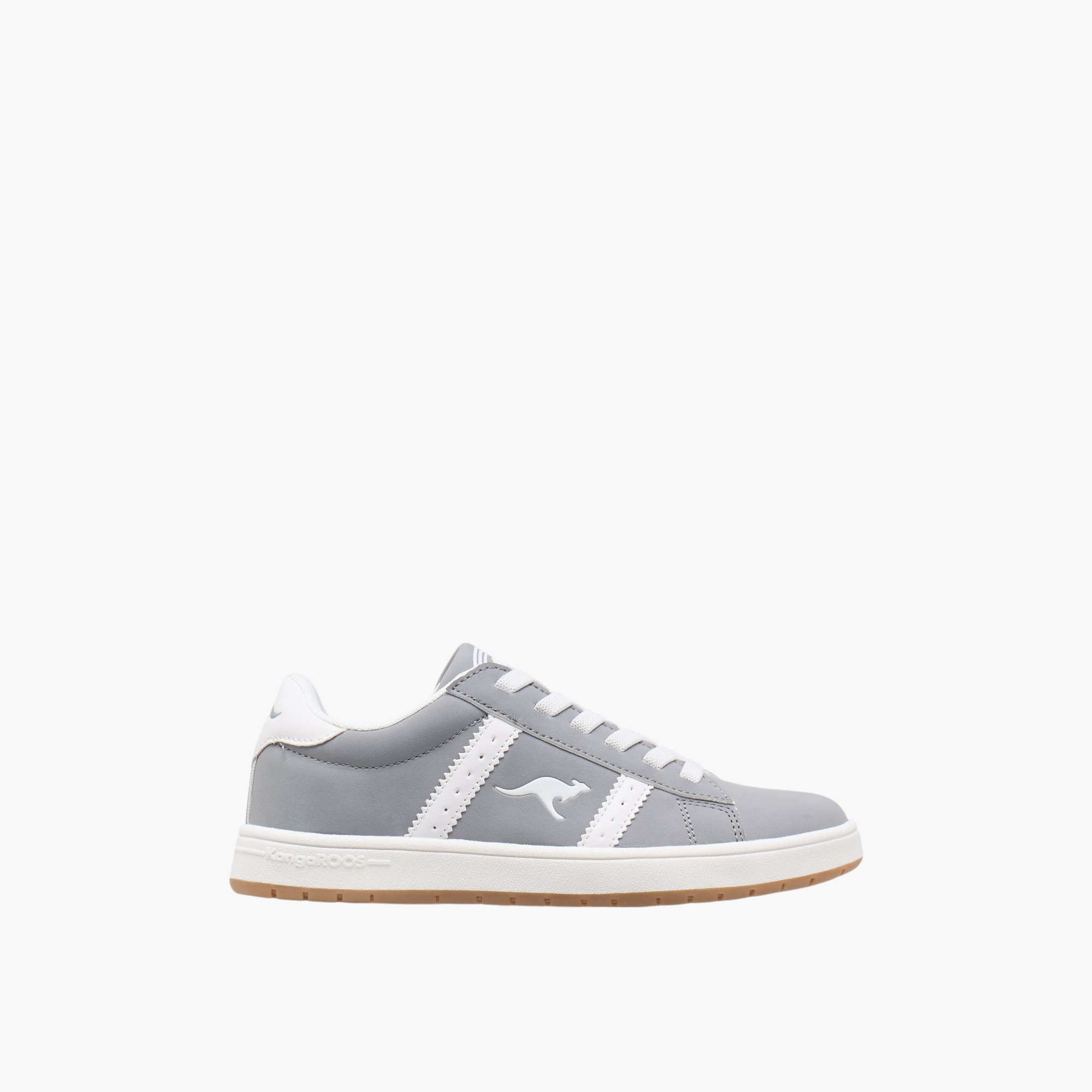 KangaROOS Kids' Logo Detail Sneakers with Lace-Up Closure-boys-shoes-schoolshoes-image-3