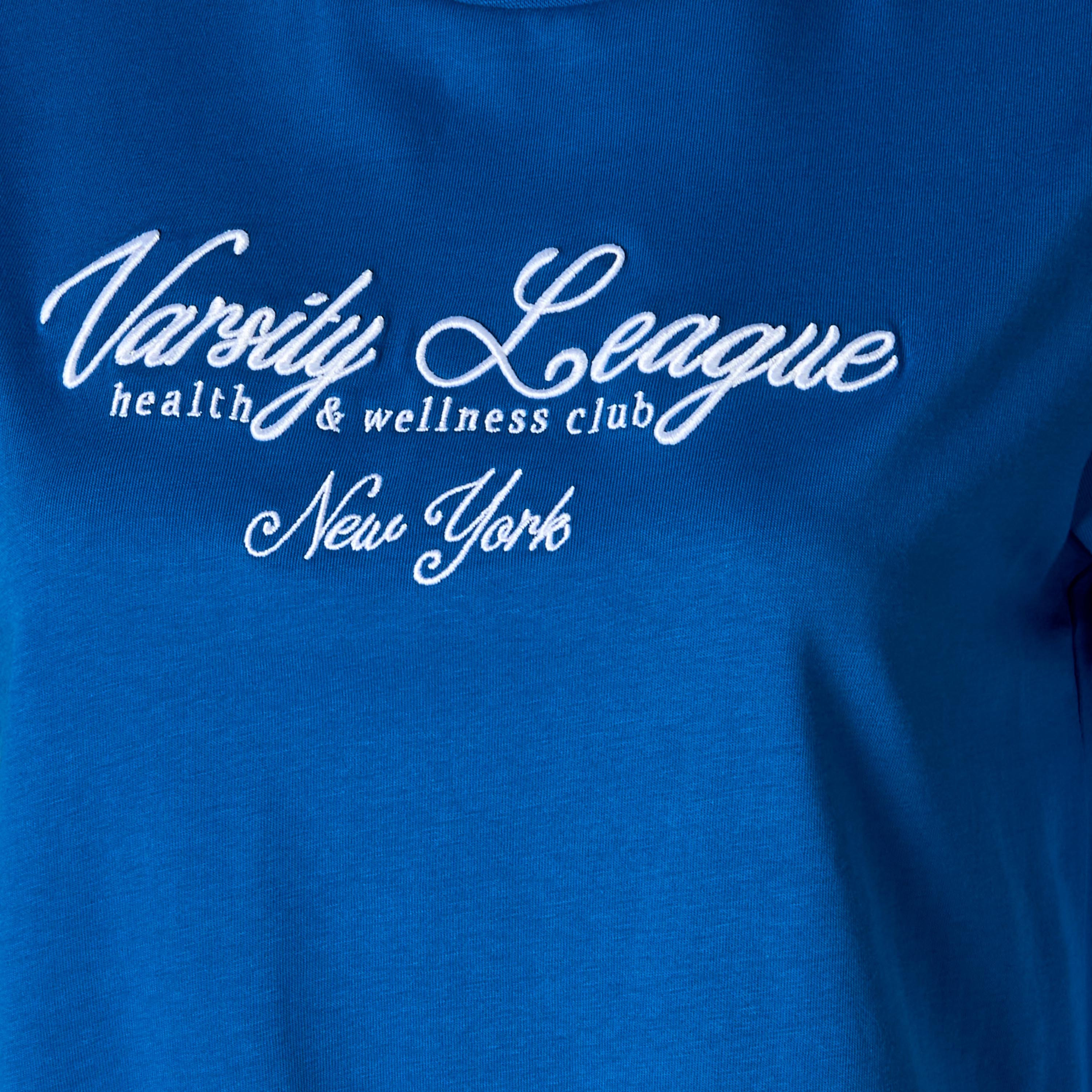 Cotton T-shirt with Text Embroidery-women-clothing-tshirts-image-2