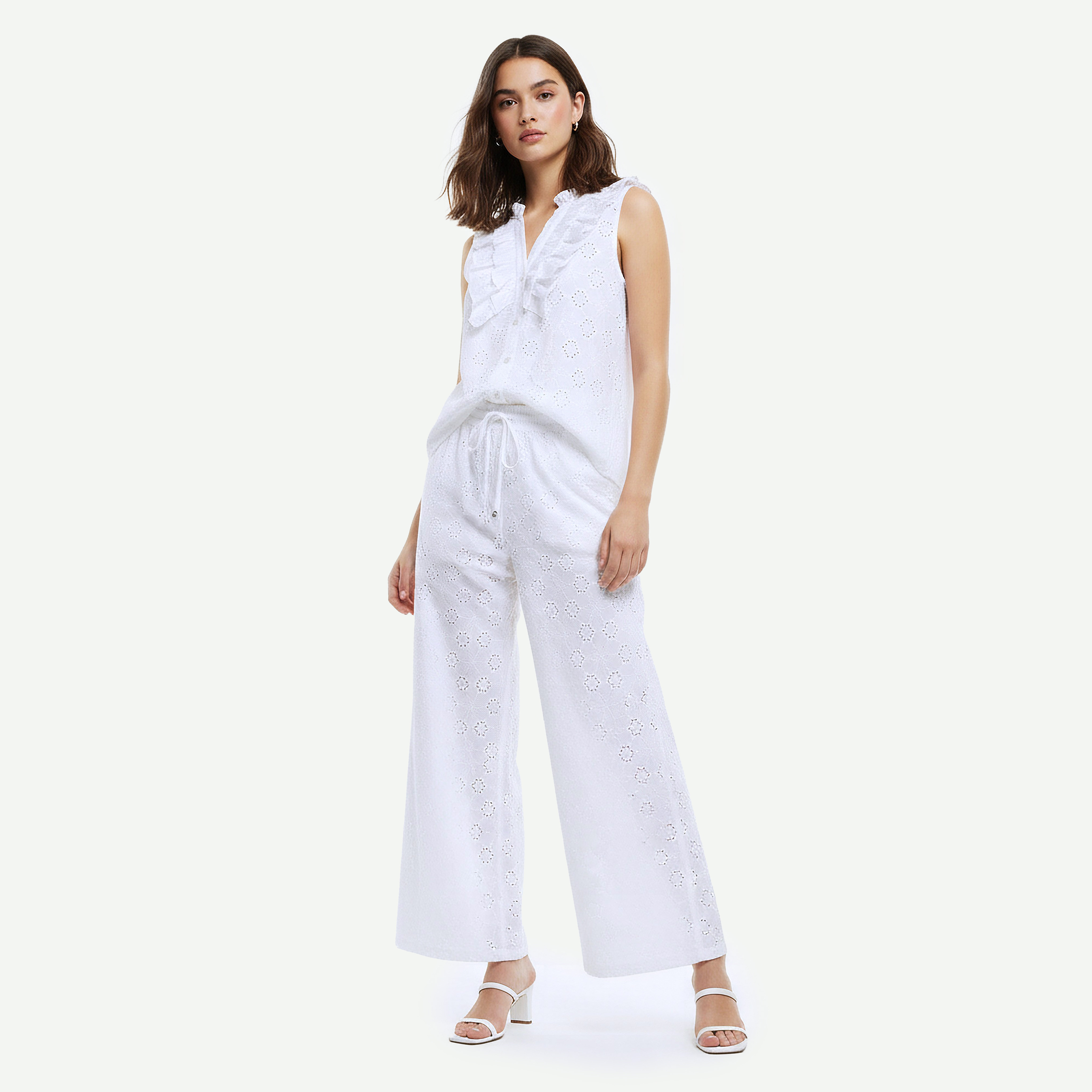 Cotton Schiffli Shirt with Ruffles-women-clothing-shirtsandblouses-shirts-image-3