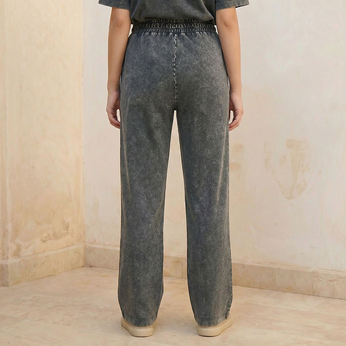 Starter Wide Leg Cotton Joggers with Pockets-women-clothing-bottoms-joggers-image-4