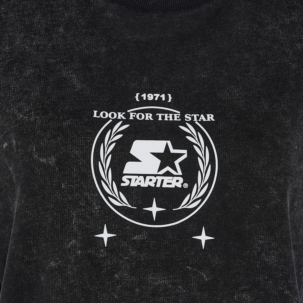 Starter Cotton T-shirt with Logo Print-women-clothing-coordsets-image-2
