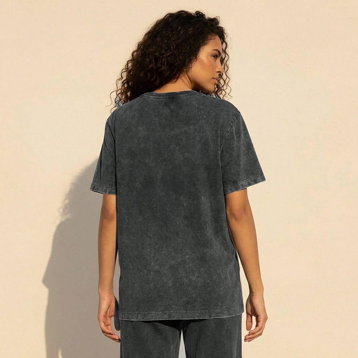 Starter Cotton T-shirt with Logo Print-women-clothing-coordsets-image-4
