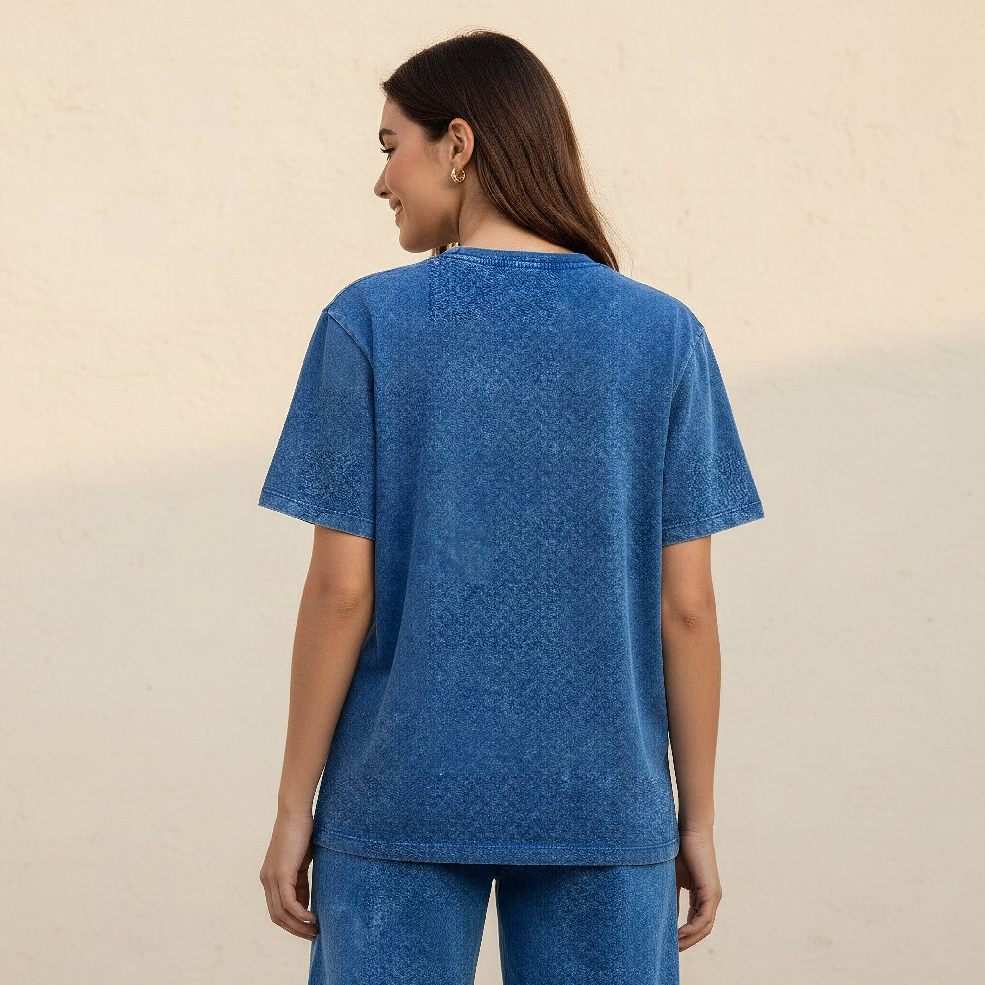 Starter Cotton T-shirt with Logo Print-women-clothing-coordsets-image-4