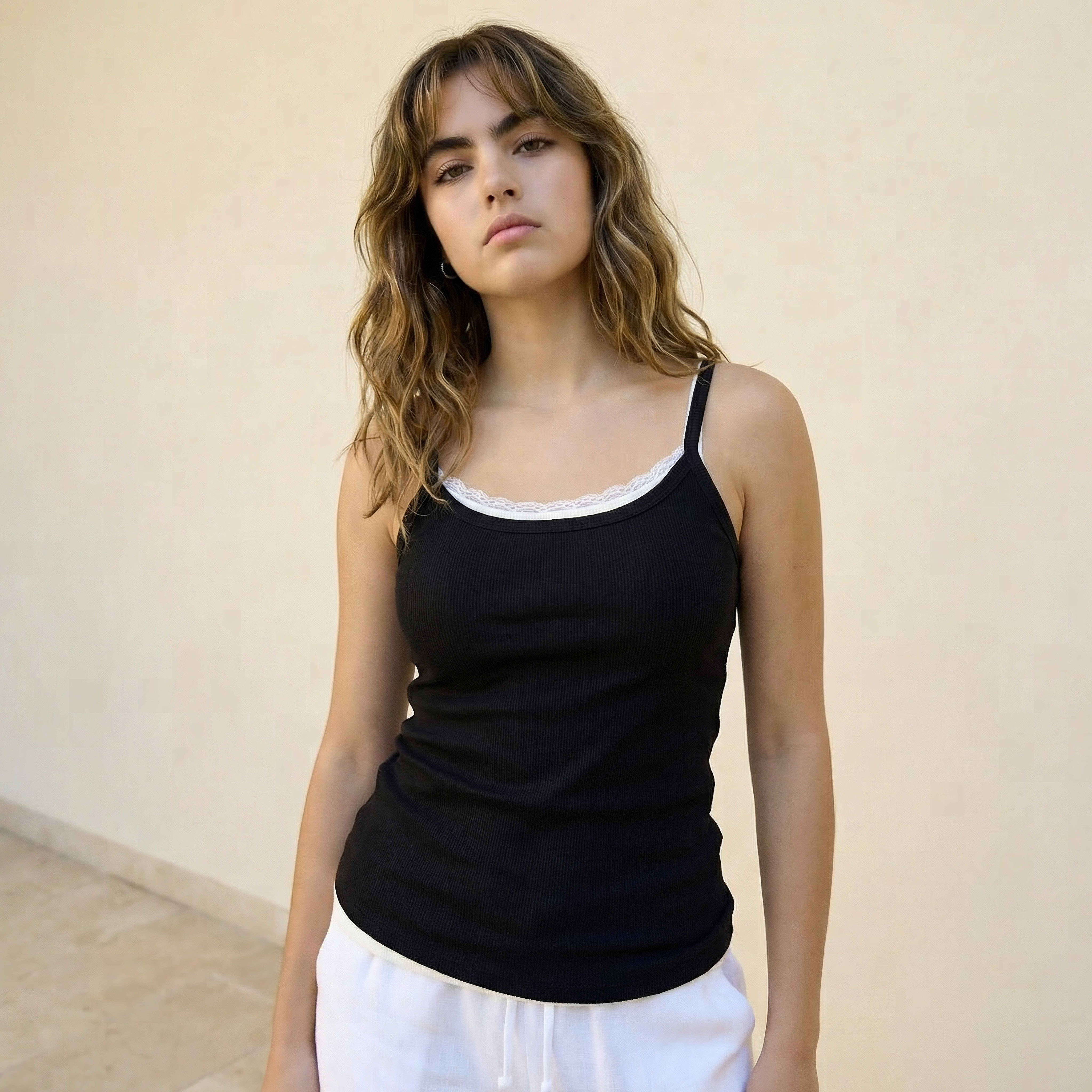 Tank Top with Ribbed Texture-women-clothing-tshirts-image-3