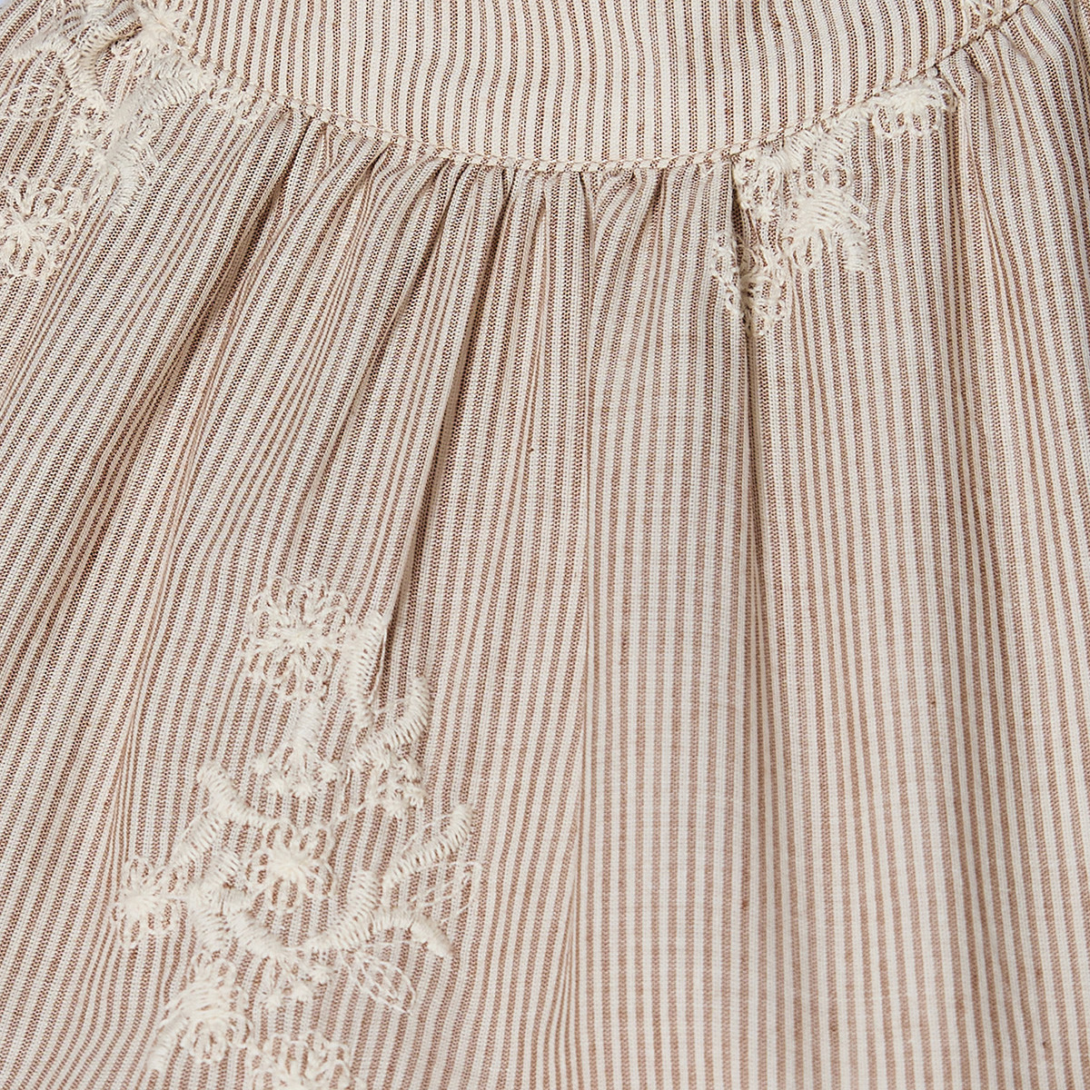 Embroidered A-line Women Dress with Tie-Ups-women-clothing-dresses-image-2