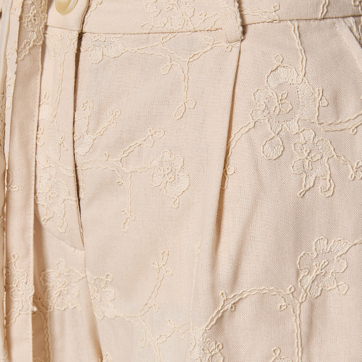 Mid-Rise Embroidered Wide Leg Pants-women-clothing-coordsets-image-2