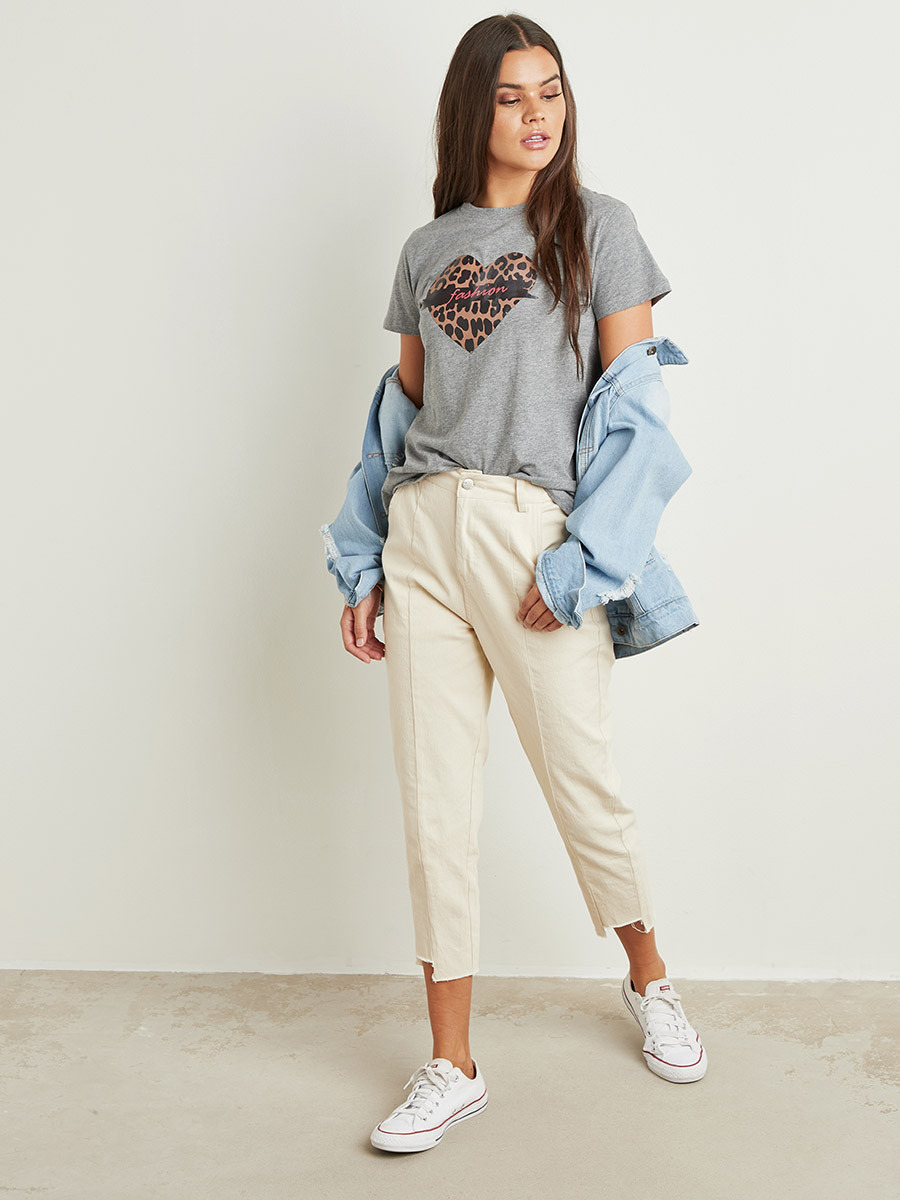 Styli Heart Leopard Printed Round Neck T-Shirt-women-clothing-tshirts-image-5