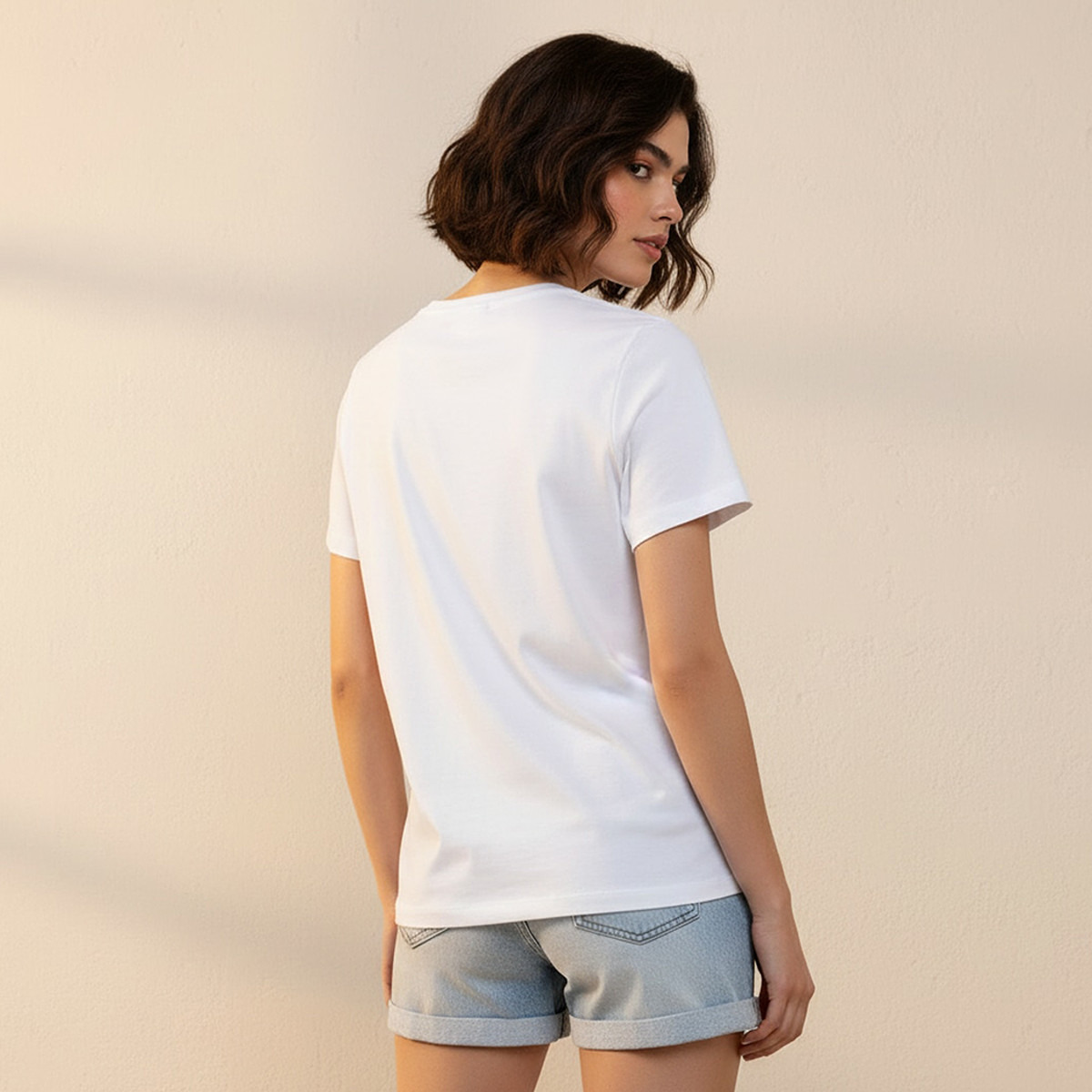 Splash Youth Cotton T-shirt with Heart Applique-women-clothing-tshirts-image-4