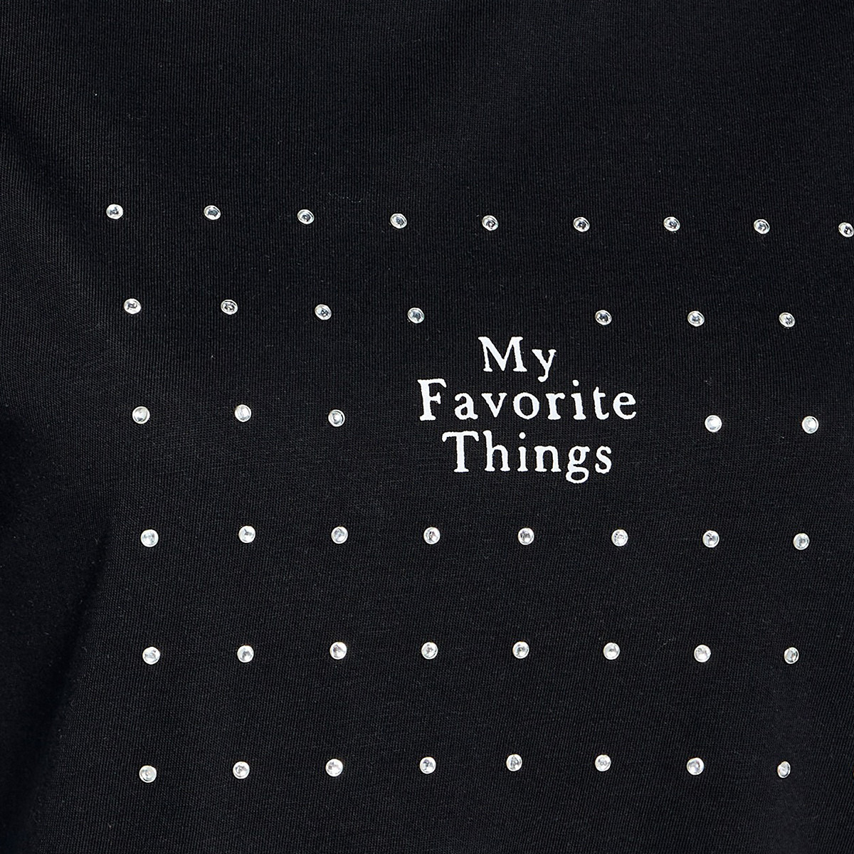 Cotton T-shirt with Slogan Print-women-clothing-tshirts-image-2