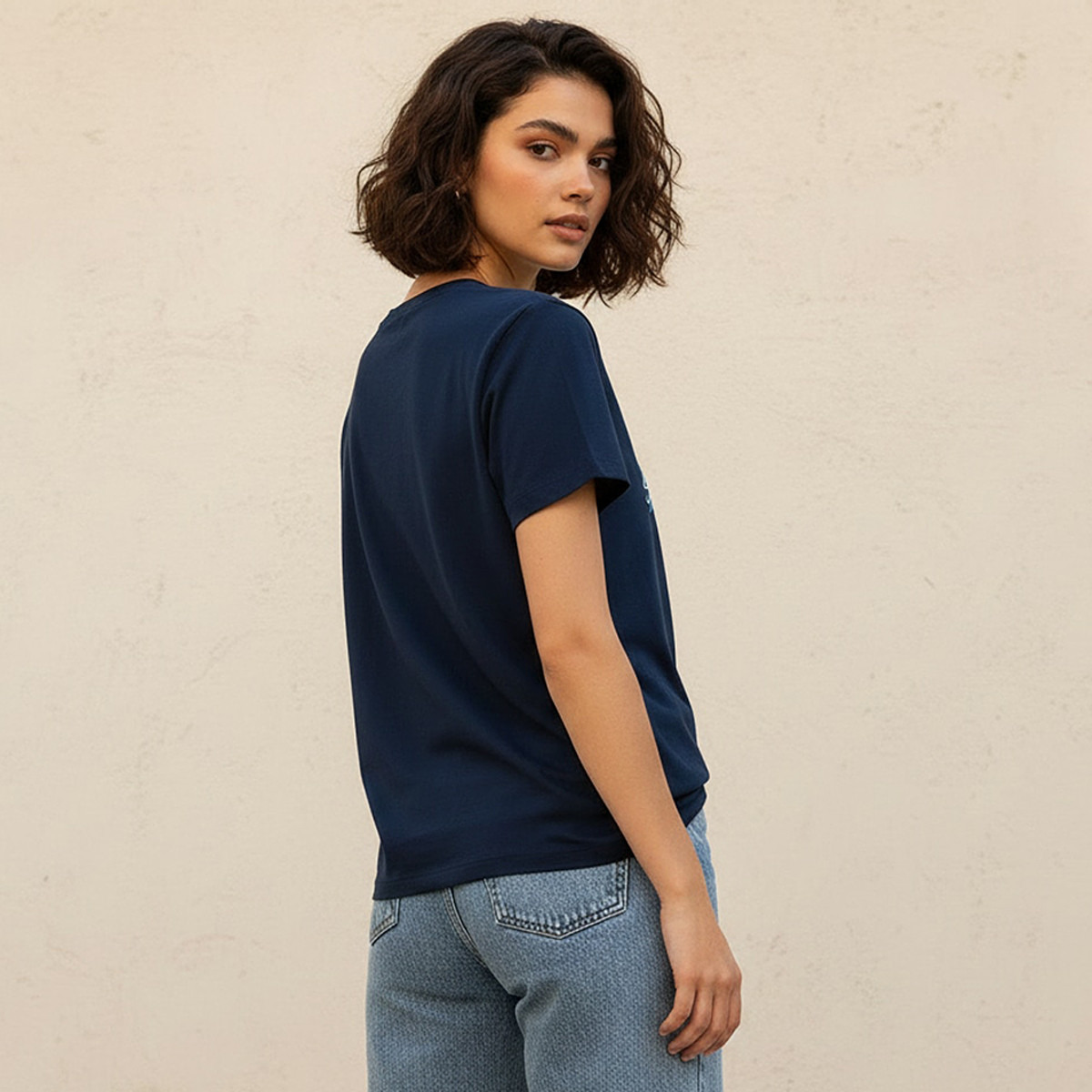 Cotton T-shirt with Embroidery-women-clothing-tshirts-image-4